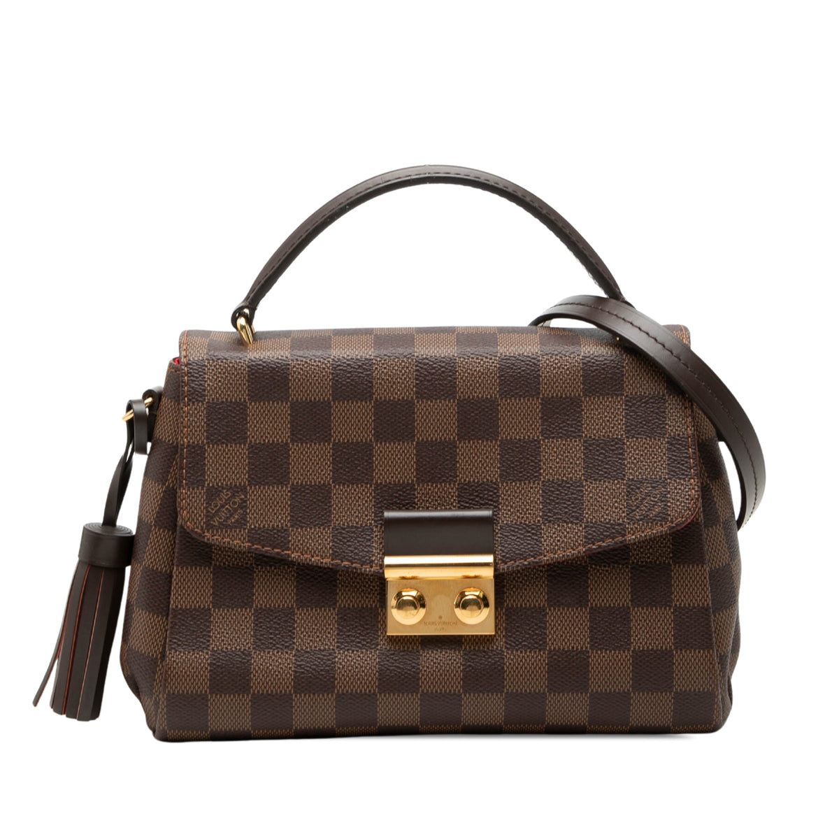 Louis Vuitton Damier Ebene Croisette — Brown