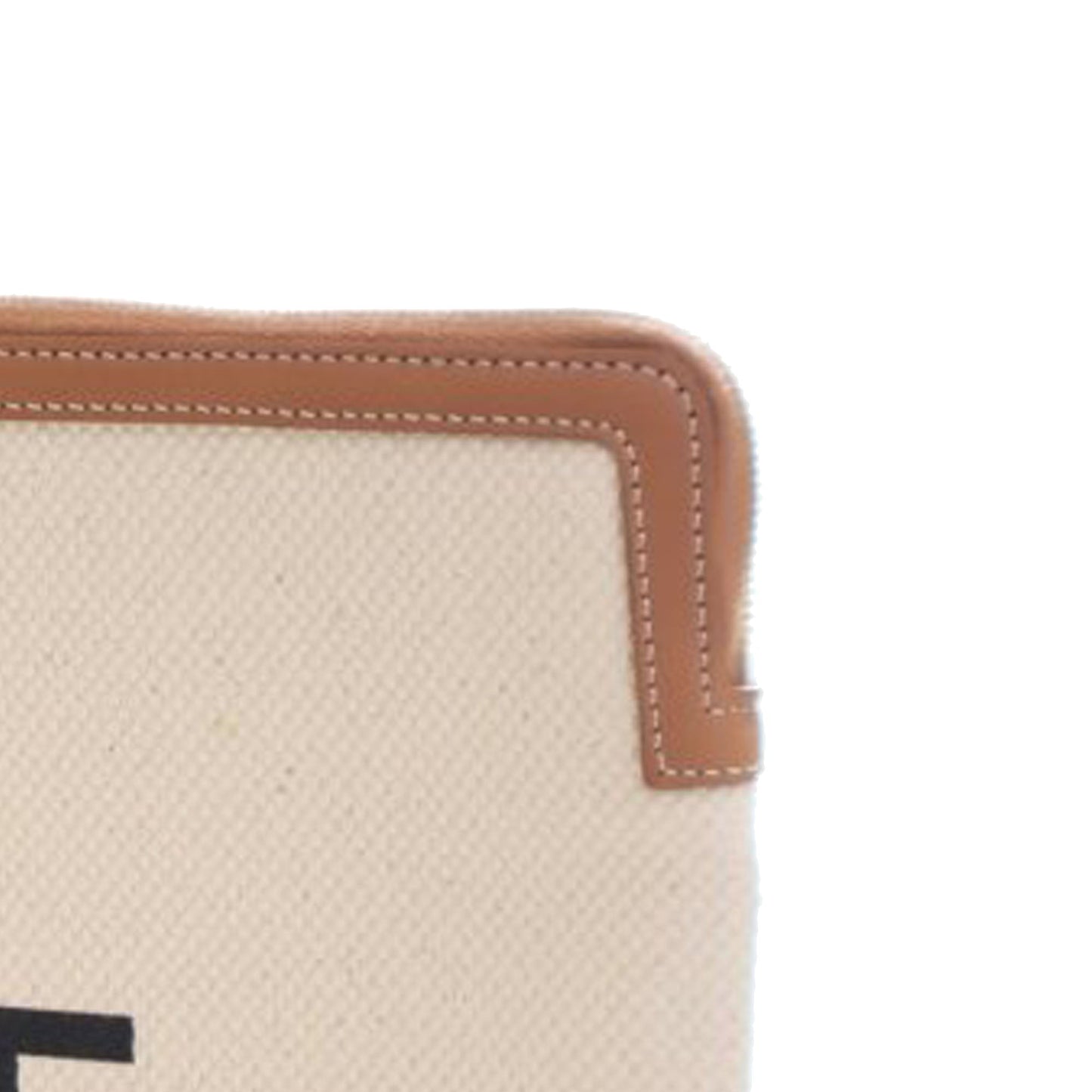 Celine Large Canvas Logo Clutch