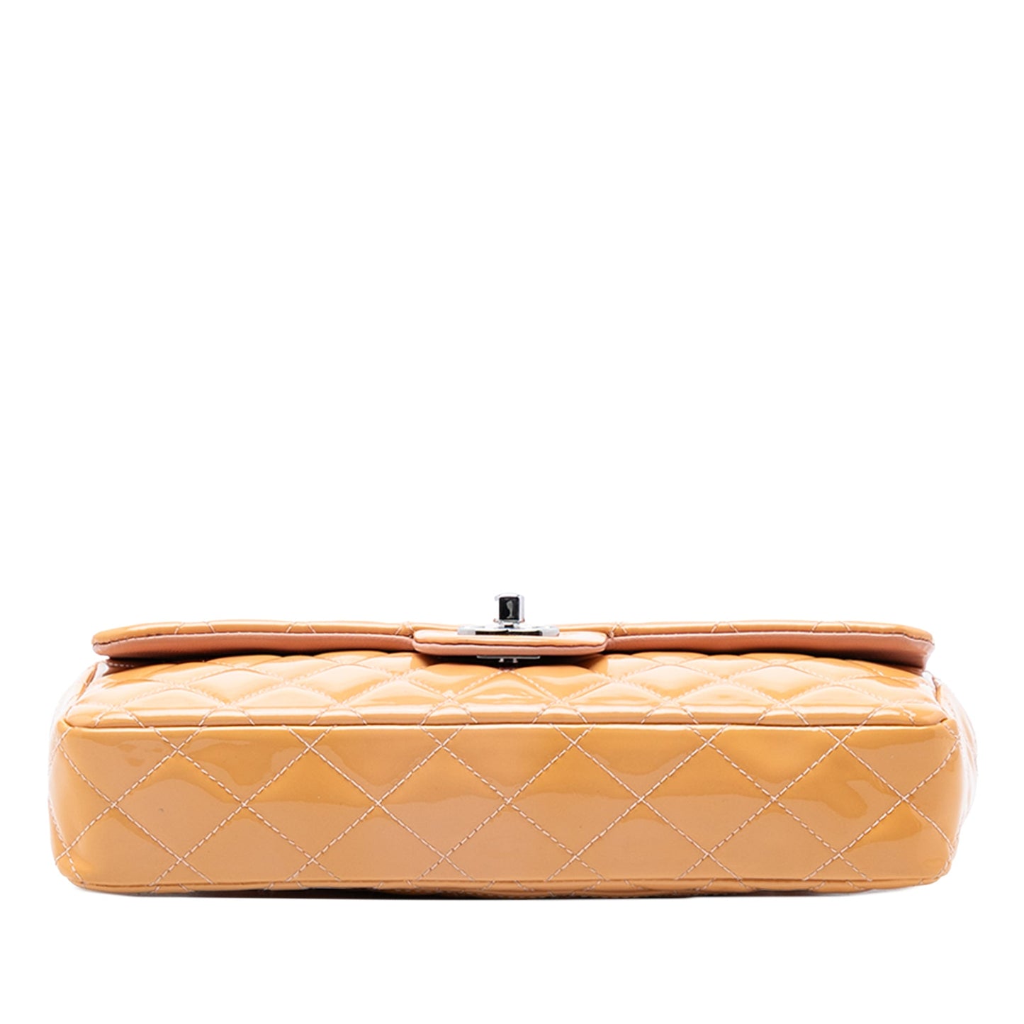 Chanel Classic Patent East West Single Flap
