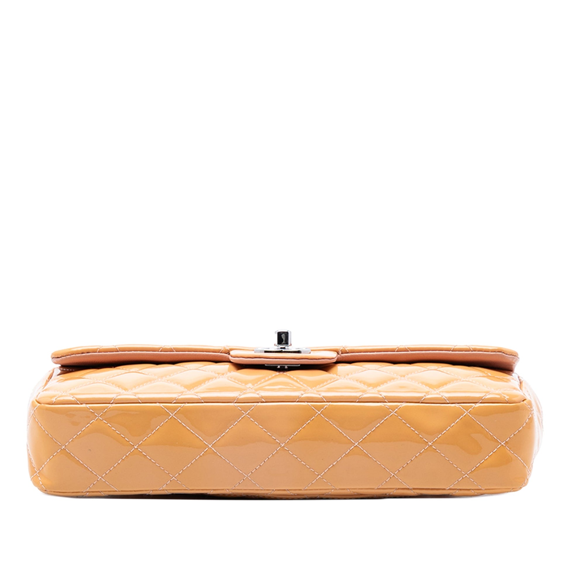 Chanel Classic Patent East West Single Flap