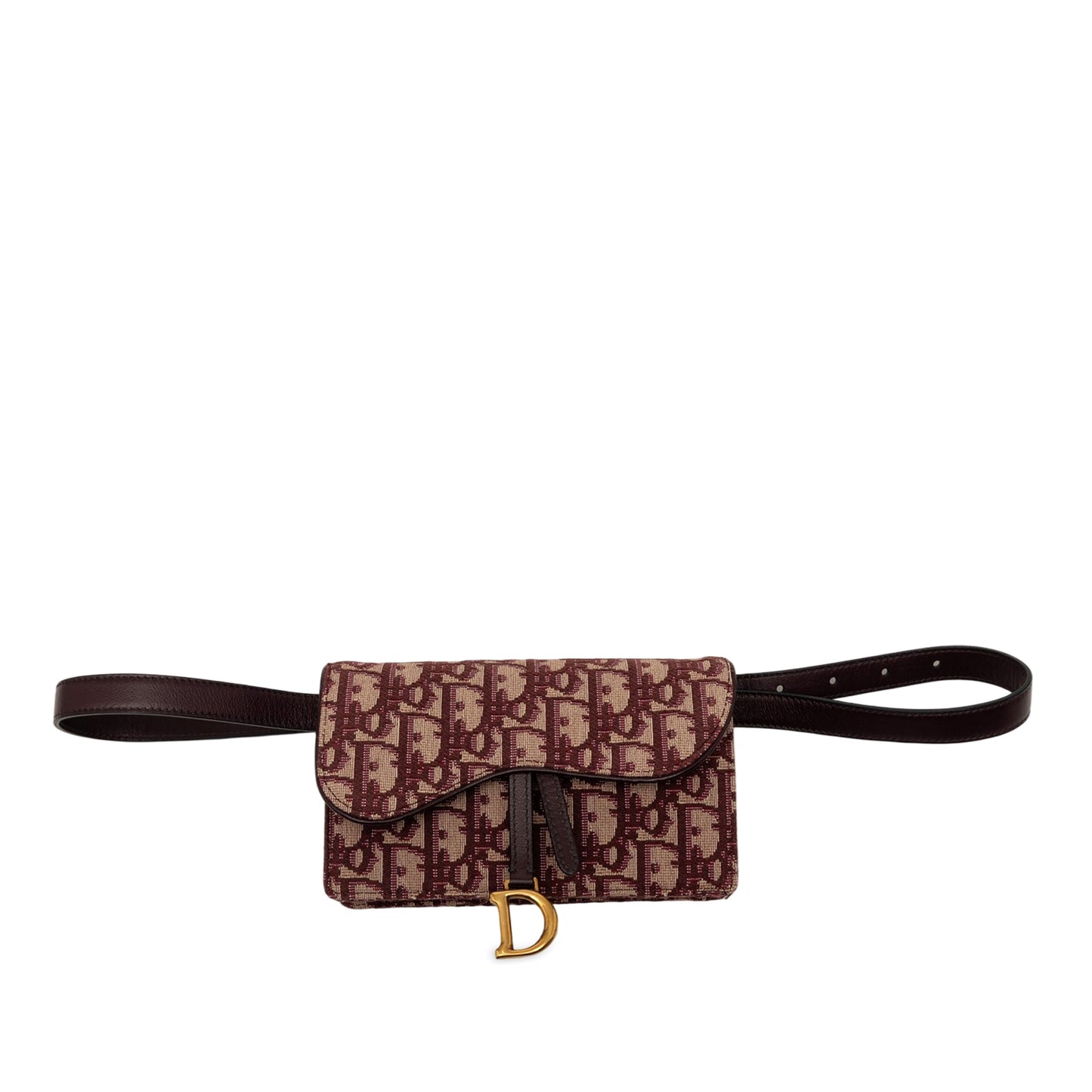 Oblique Canvas Saddle Belt Bag
