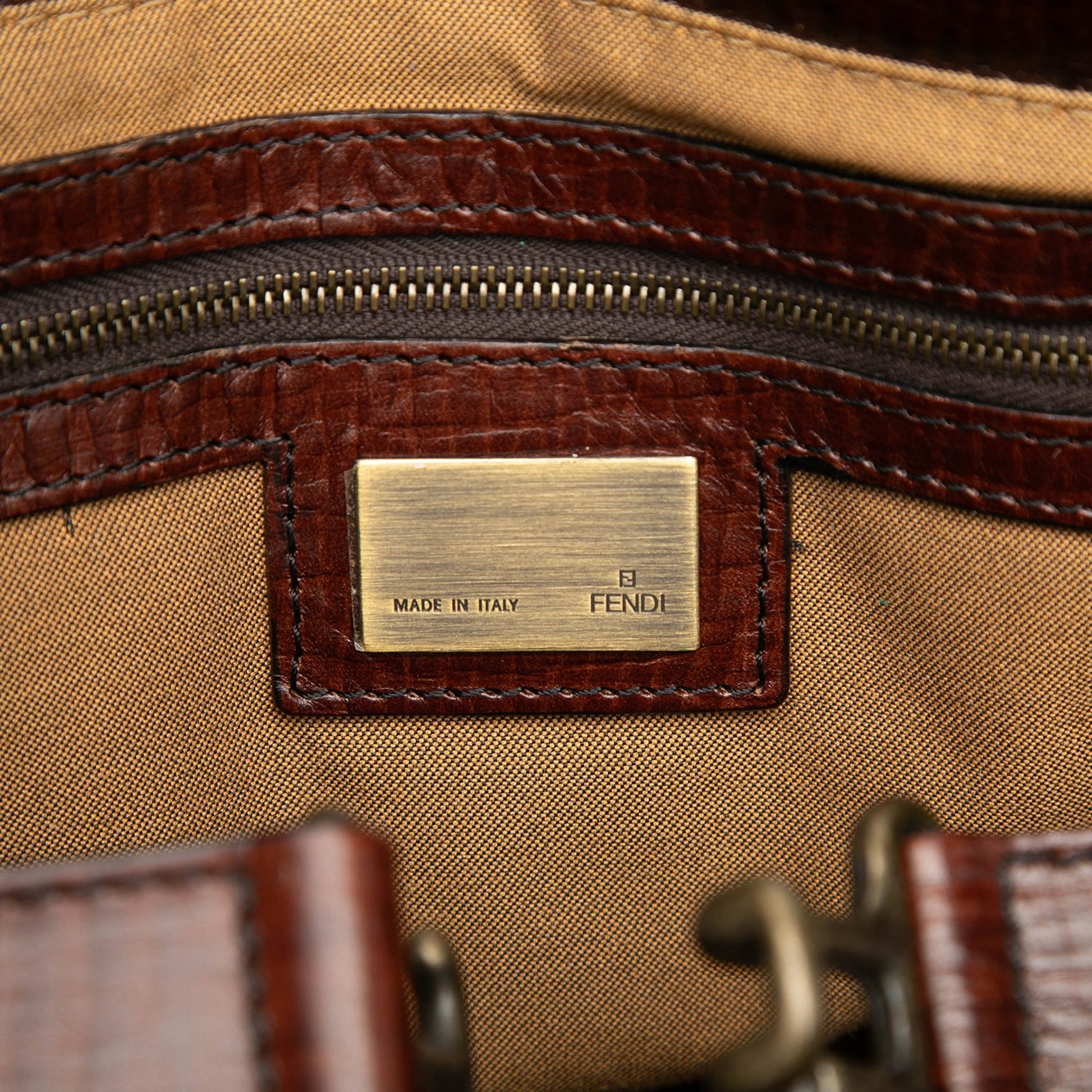 Fendi Zucca Canvas Etniko Tote