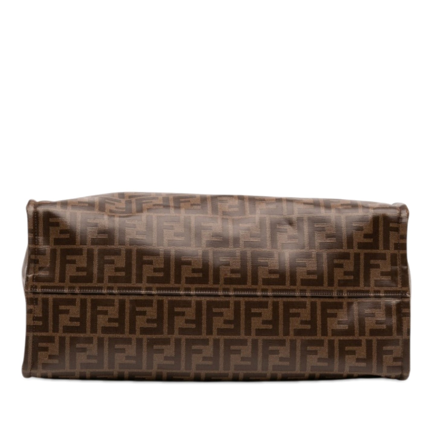 Fendi FILA Glazed Fabric FF 1974 Mania Shopping Tote