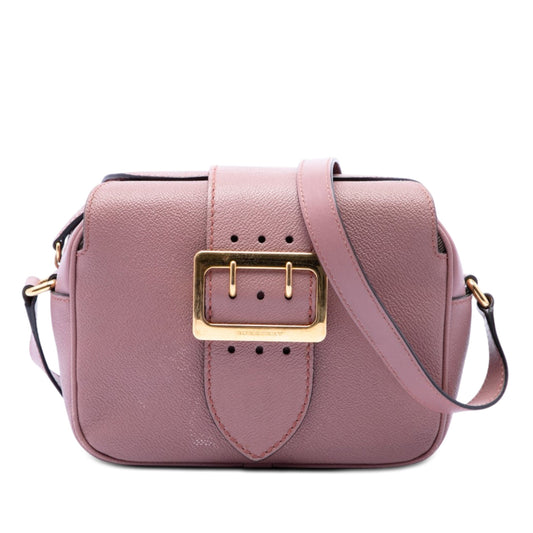 Burberry Small Soft Grained Calfskin Buckle Crossbody