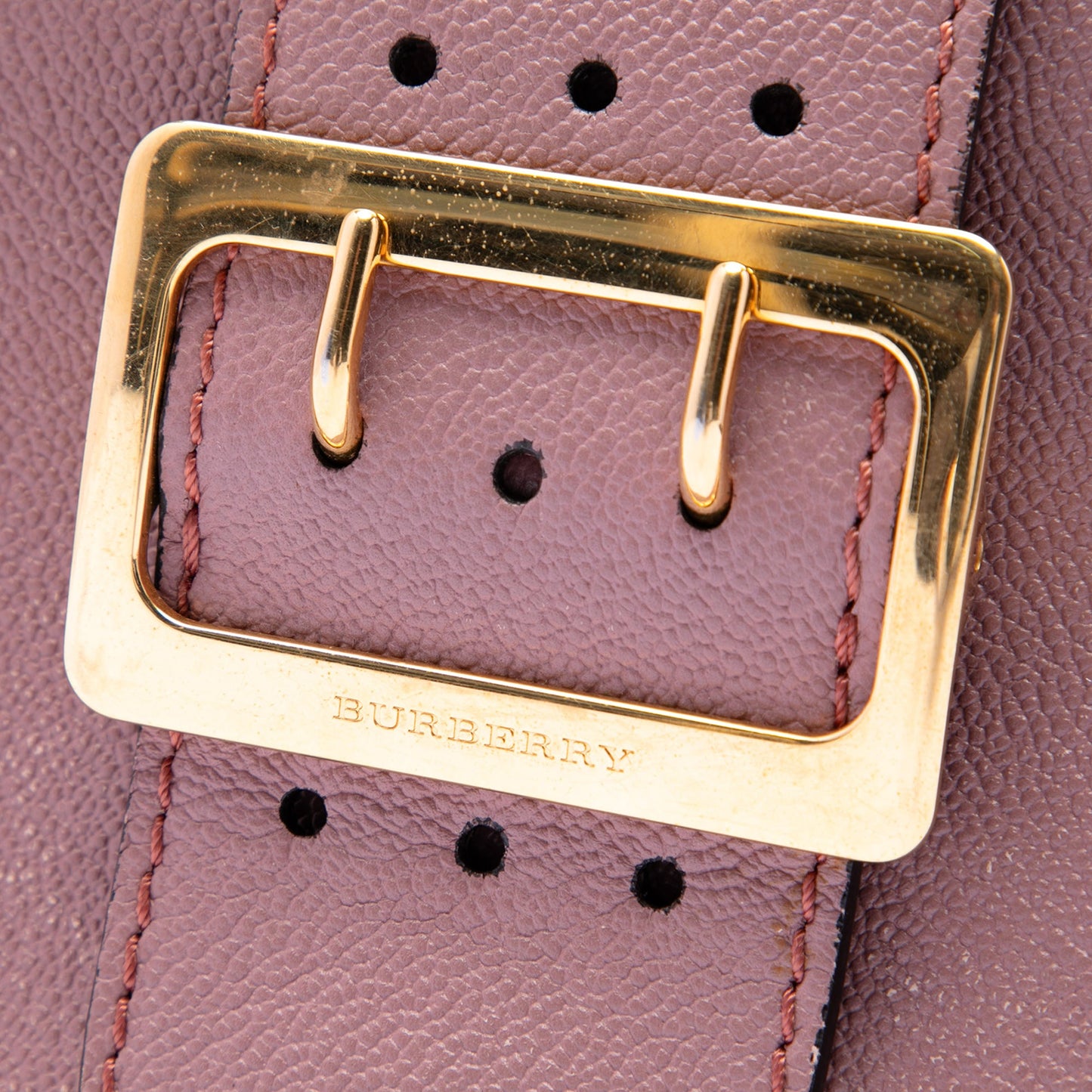 Burberry Small Soft Grained Calfskin Buckle Crossbody