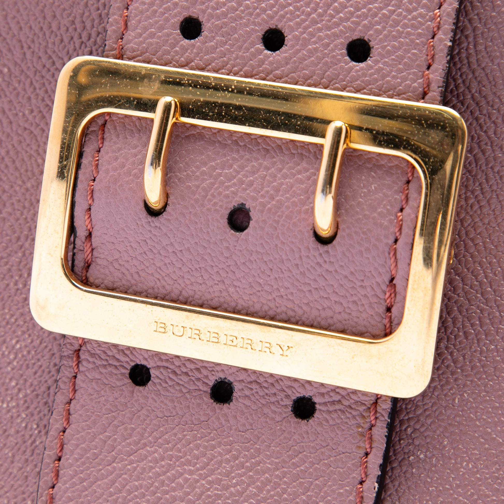Burberry Small Soft Grained Calfskin Buckle Crossbody