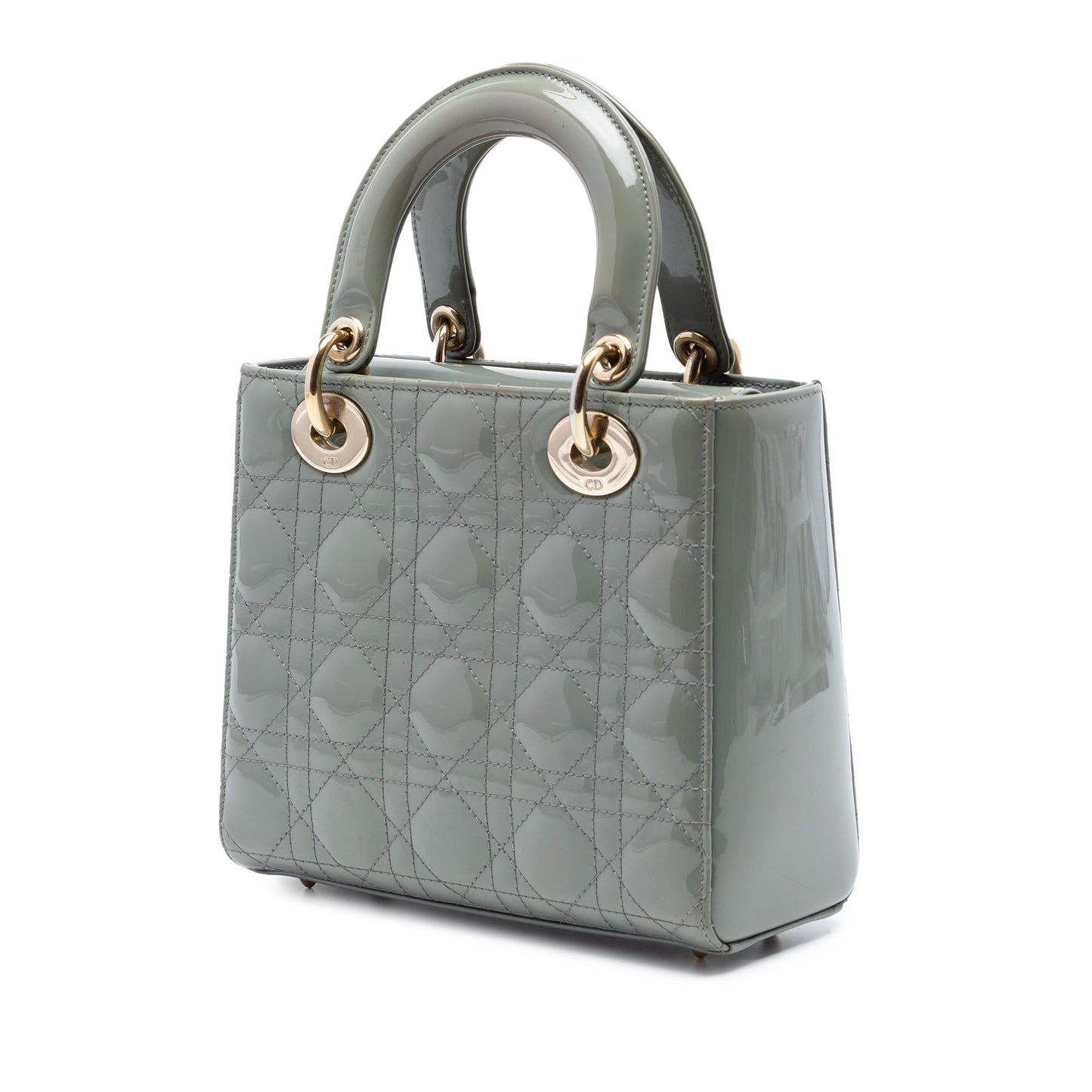 Dior Small Patent Cannage Lady Dior