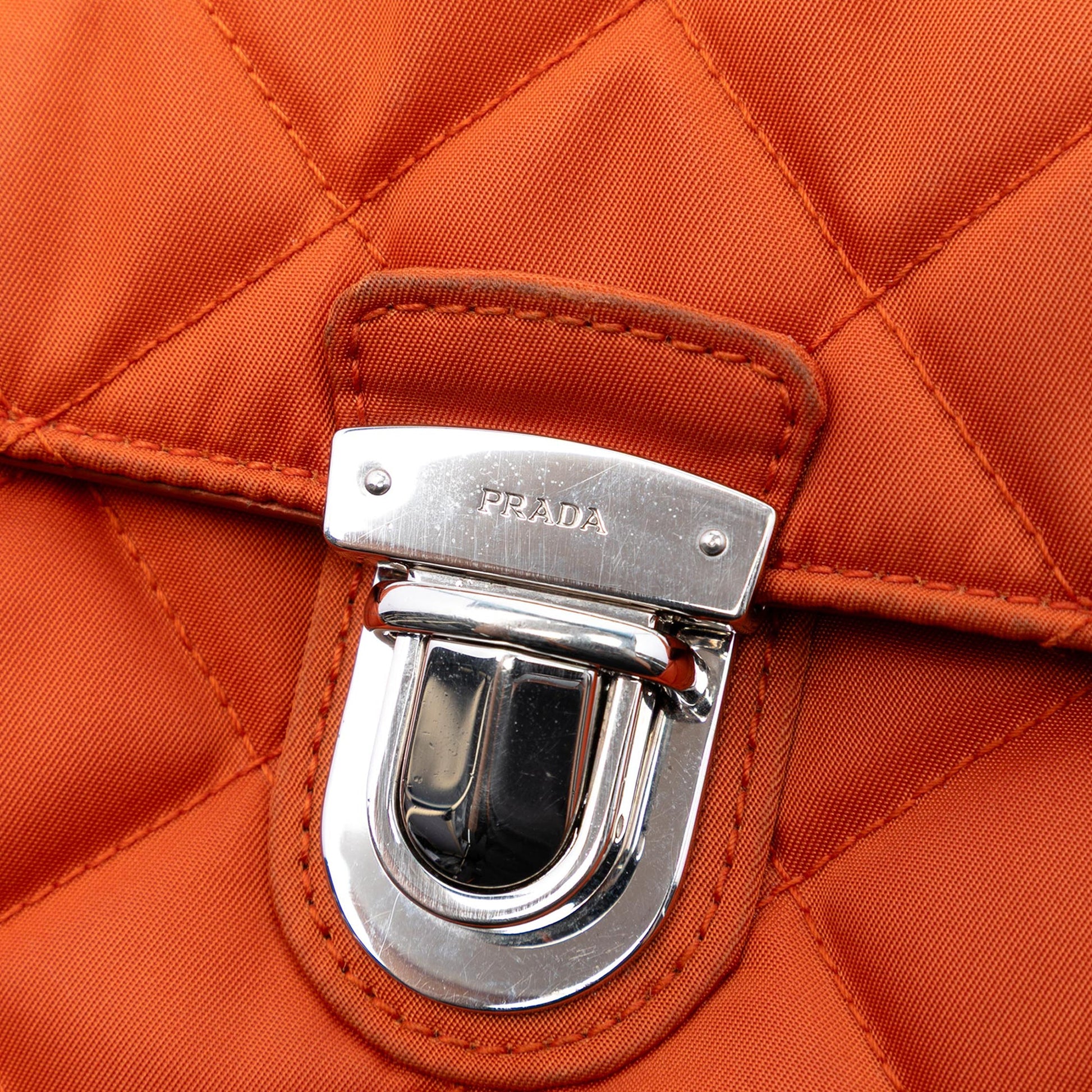 Prada Impuntu Tessuto Chain Crossbody