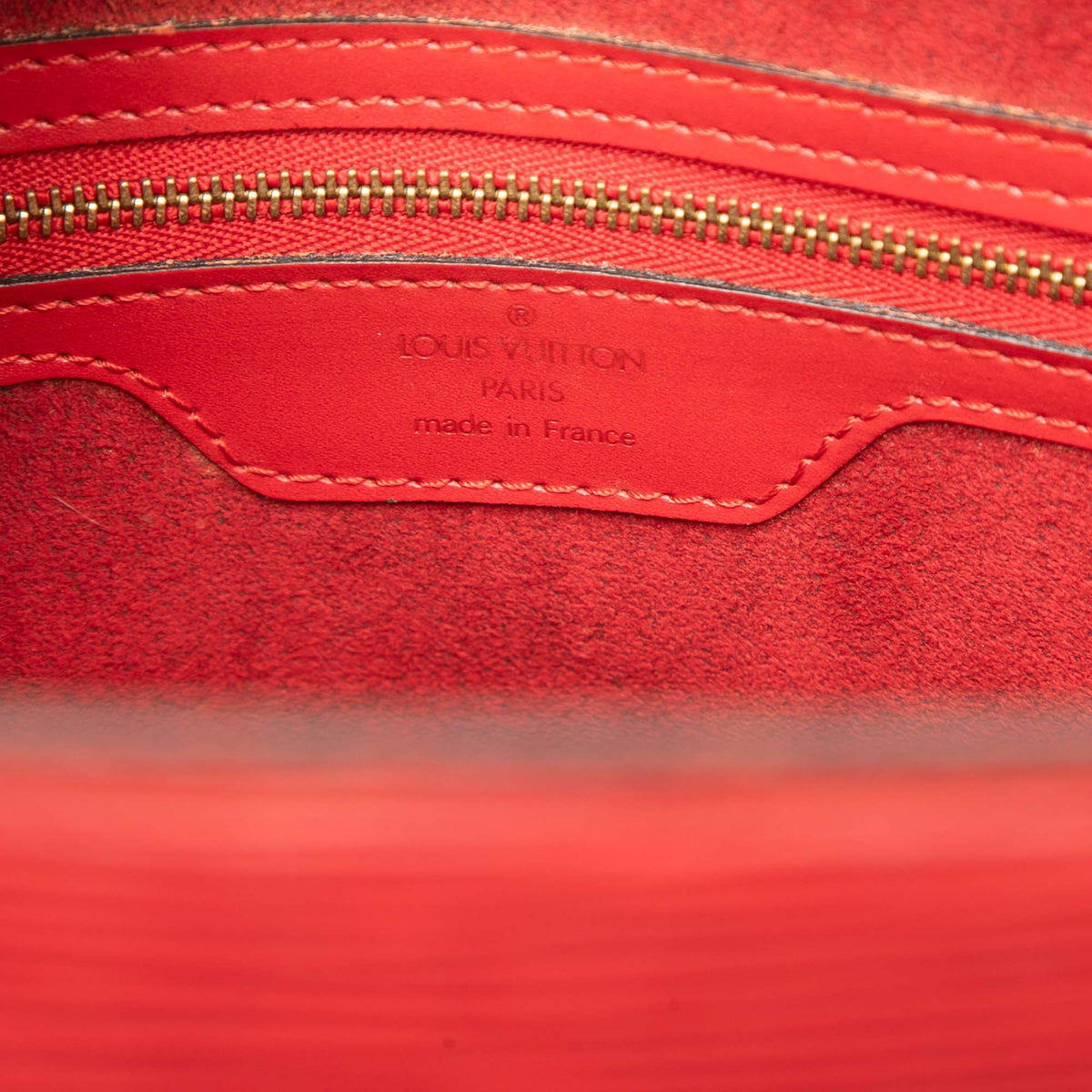 Louis Vuitton Epi Saint Jacques GM Long Strap — Red