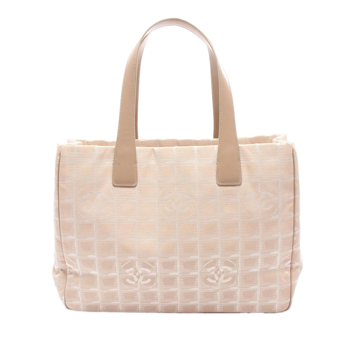Chanel New Travel Line Nylon Tote — Beige