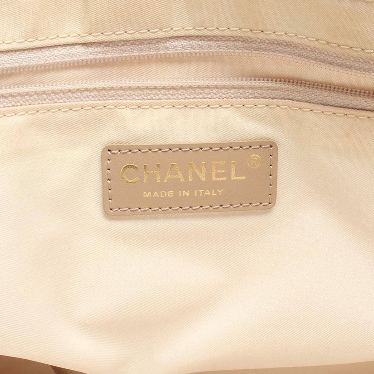 Chanel New Travel Line Nylon Tote — Beige