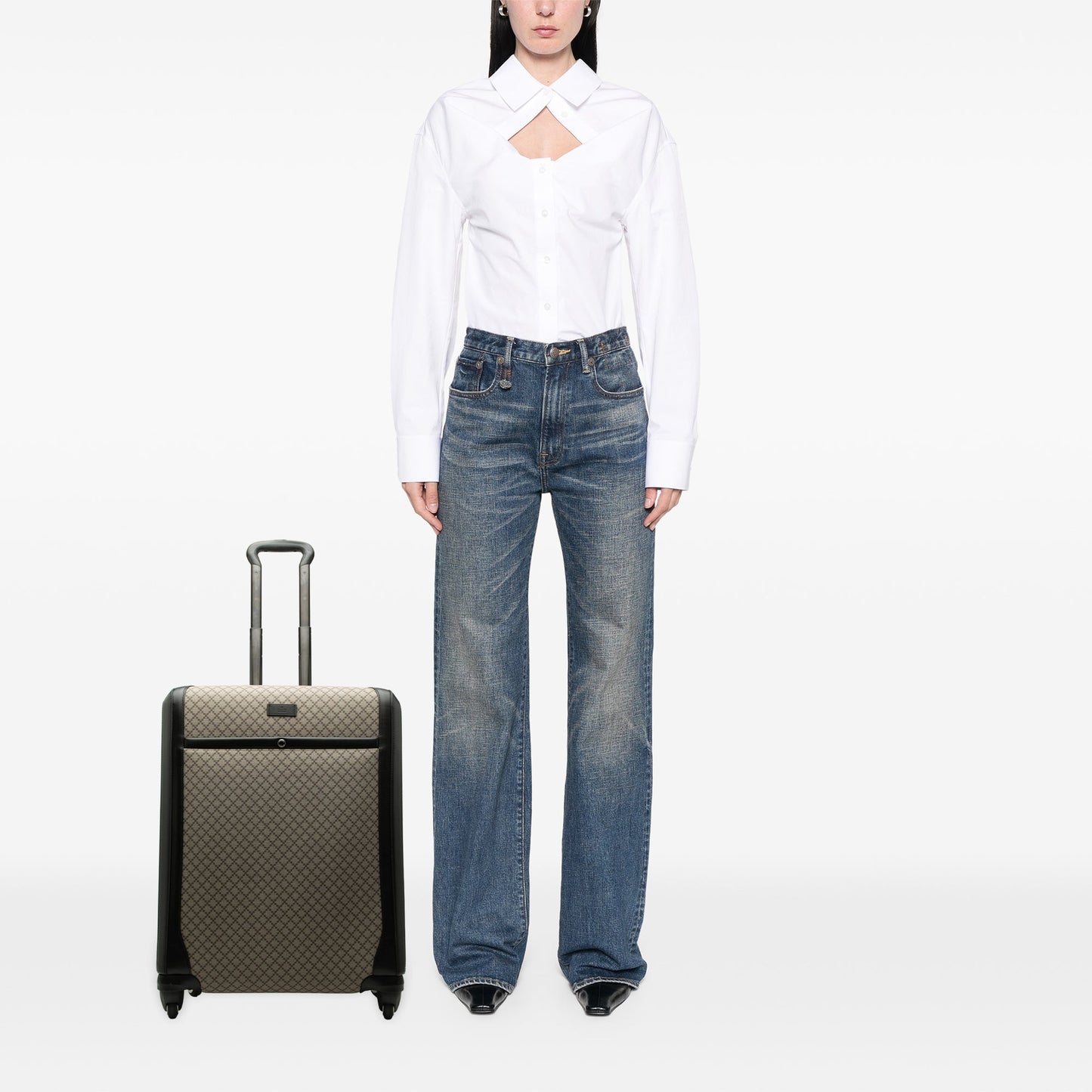 Gucci Diamante Coated Canvas Trolley