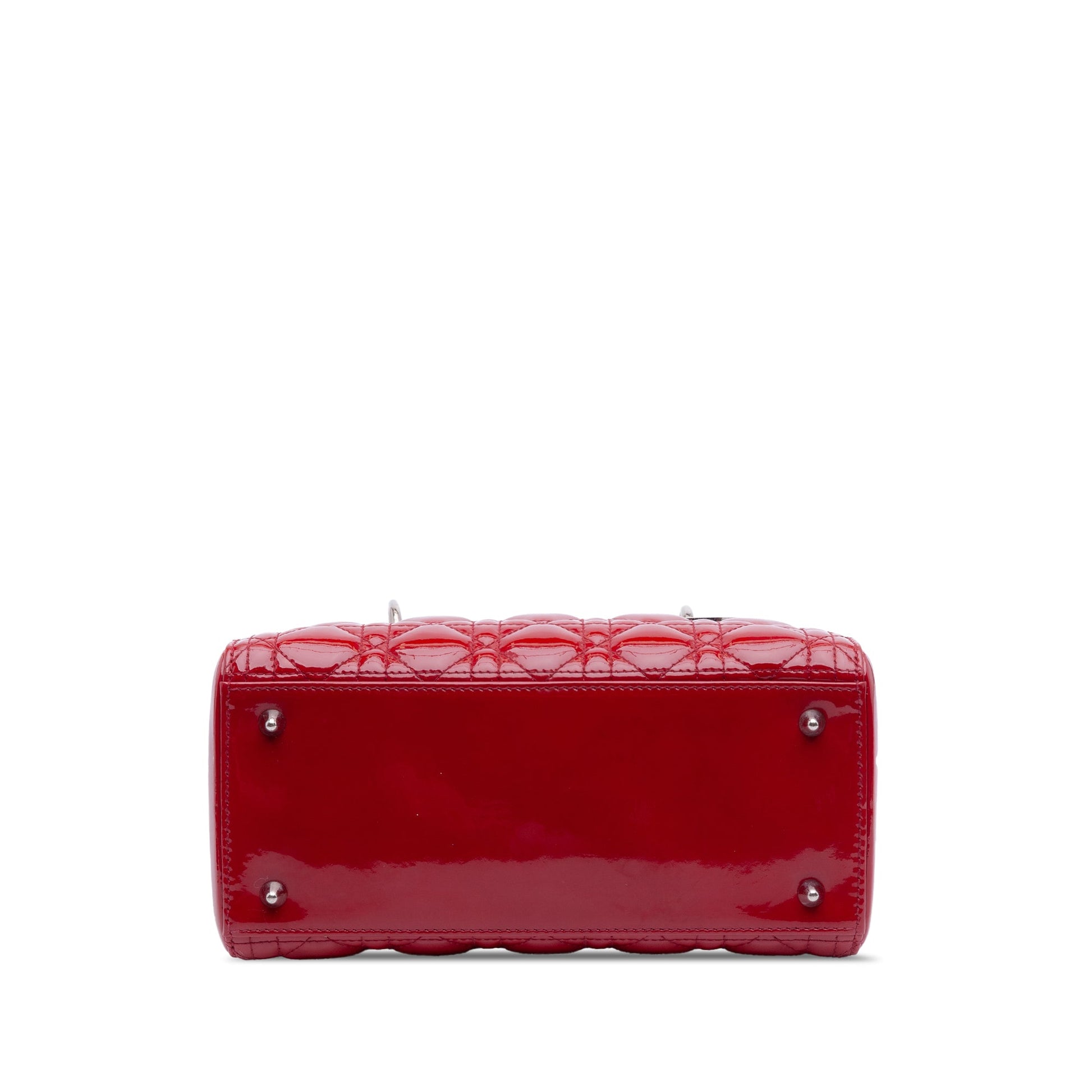 Dior Medium Patent Cannage Lady Dior
