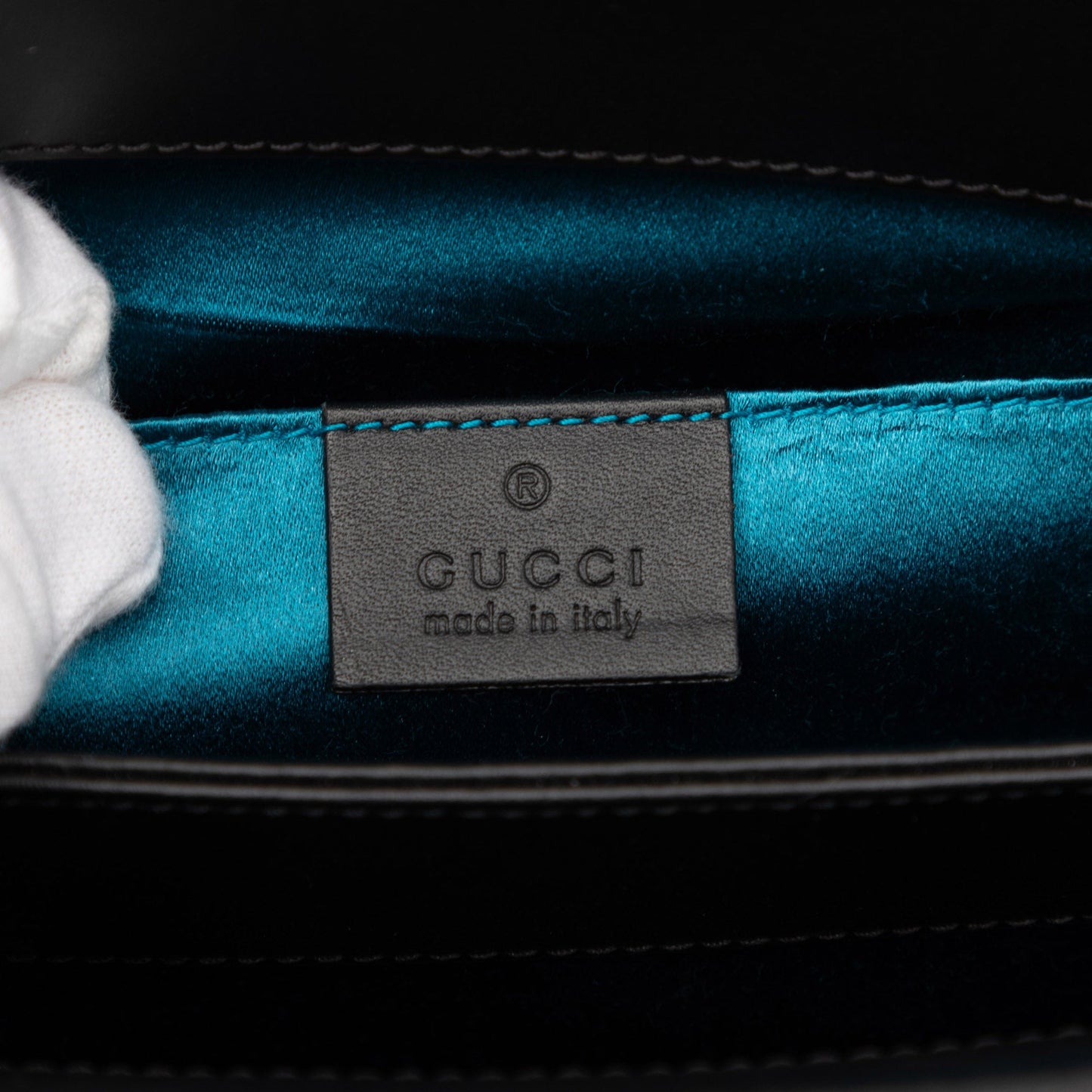 Gucci Small Suede Web Ophidia Chain Crossbody
