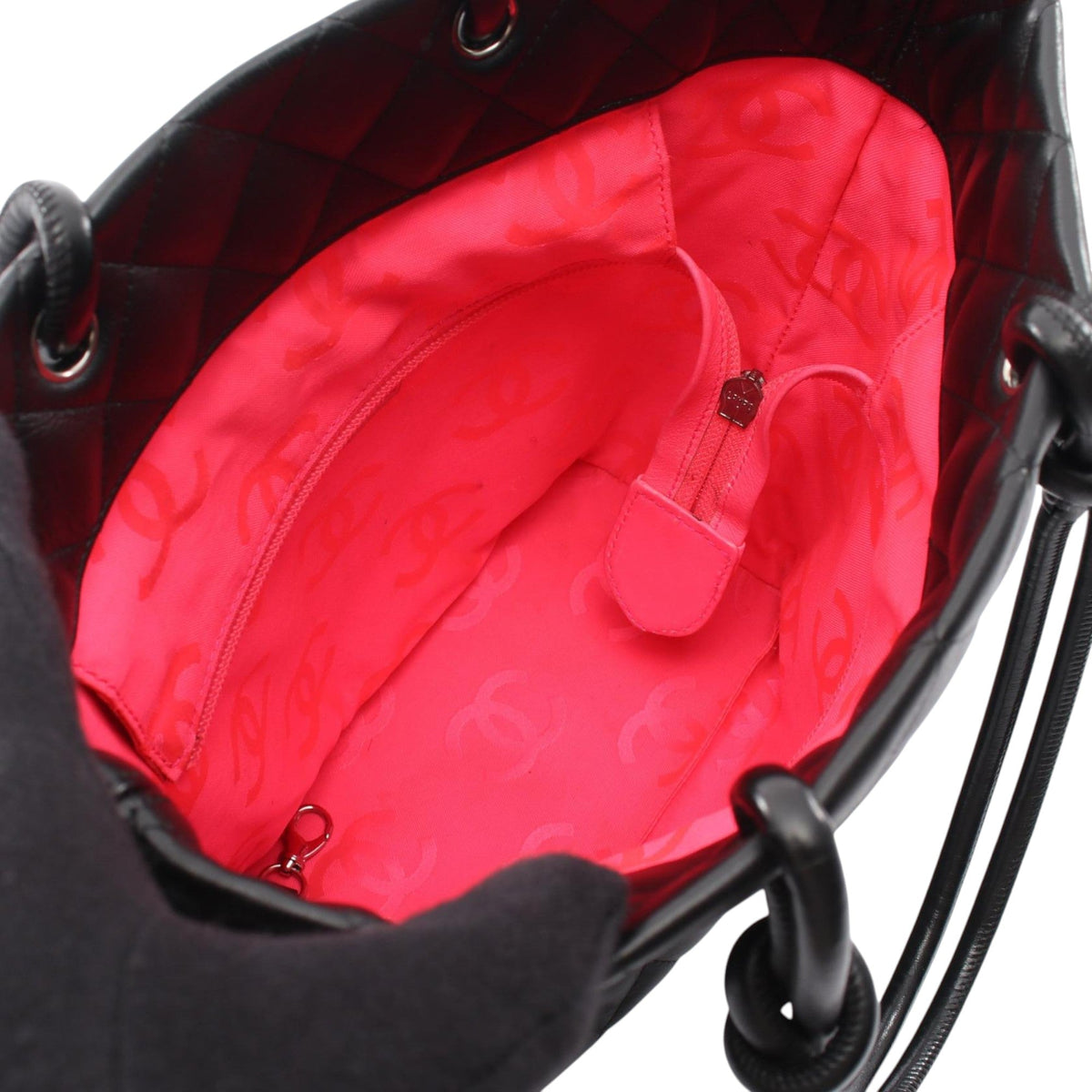 Chanel Medium Lambskin Cambon Ligne Tote