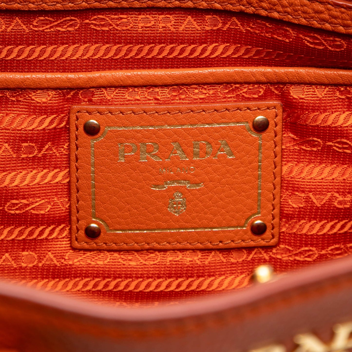 Prada Vitello Daino Open Convertible Tote