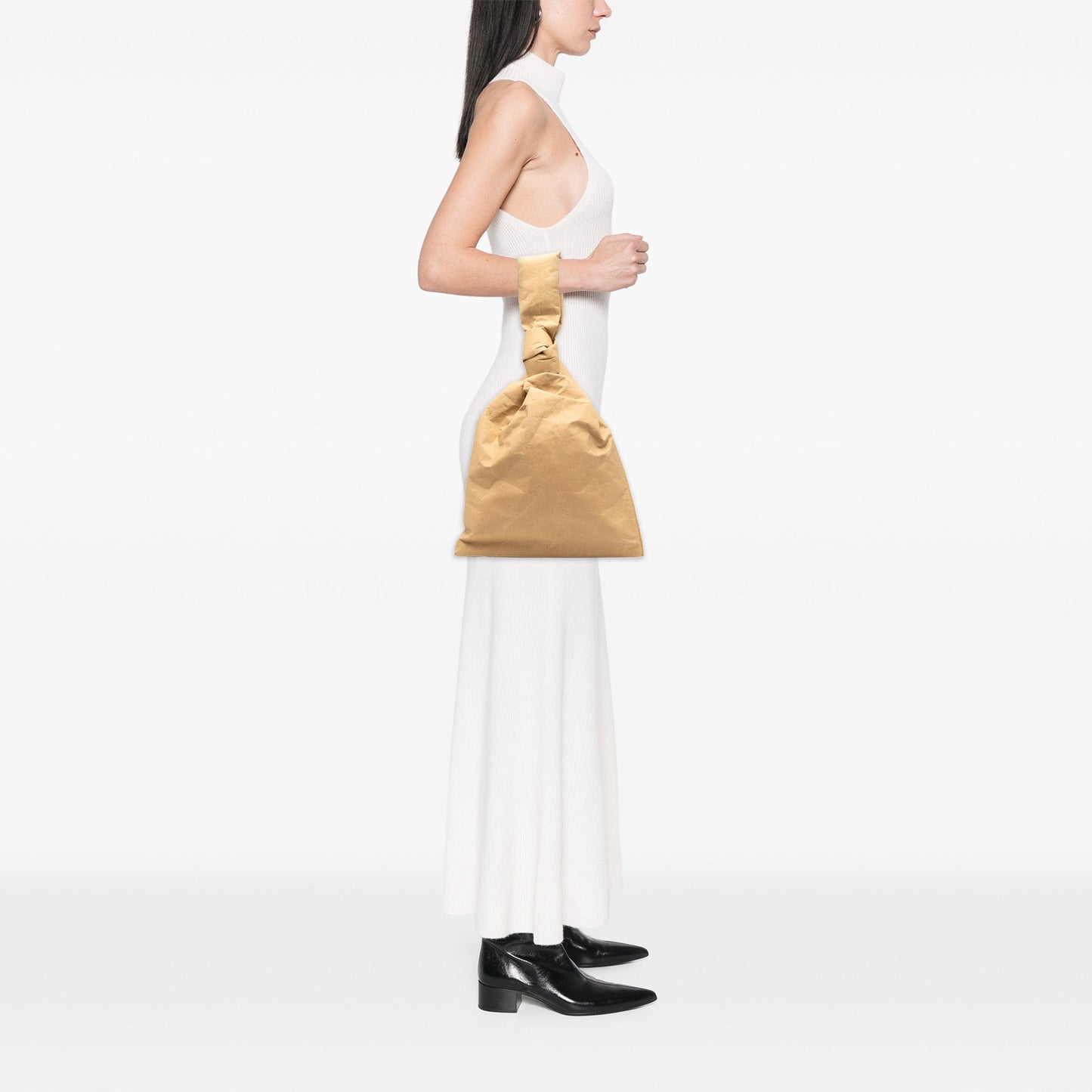 Bottega Veneta Kraft Paper BV Twist Handbag