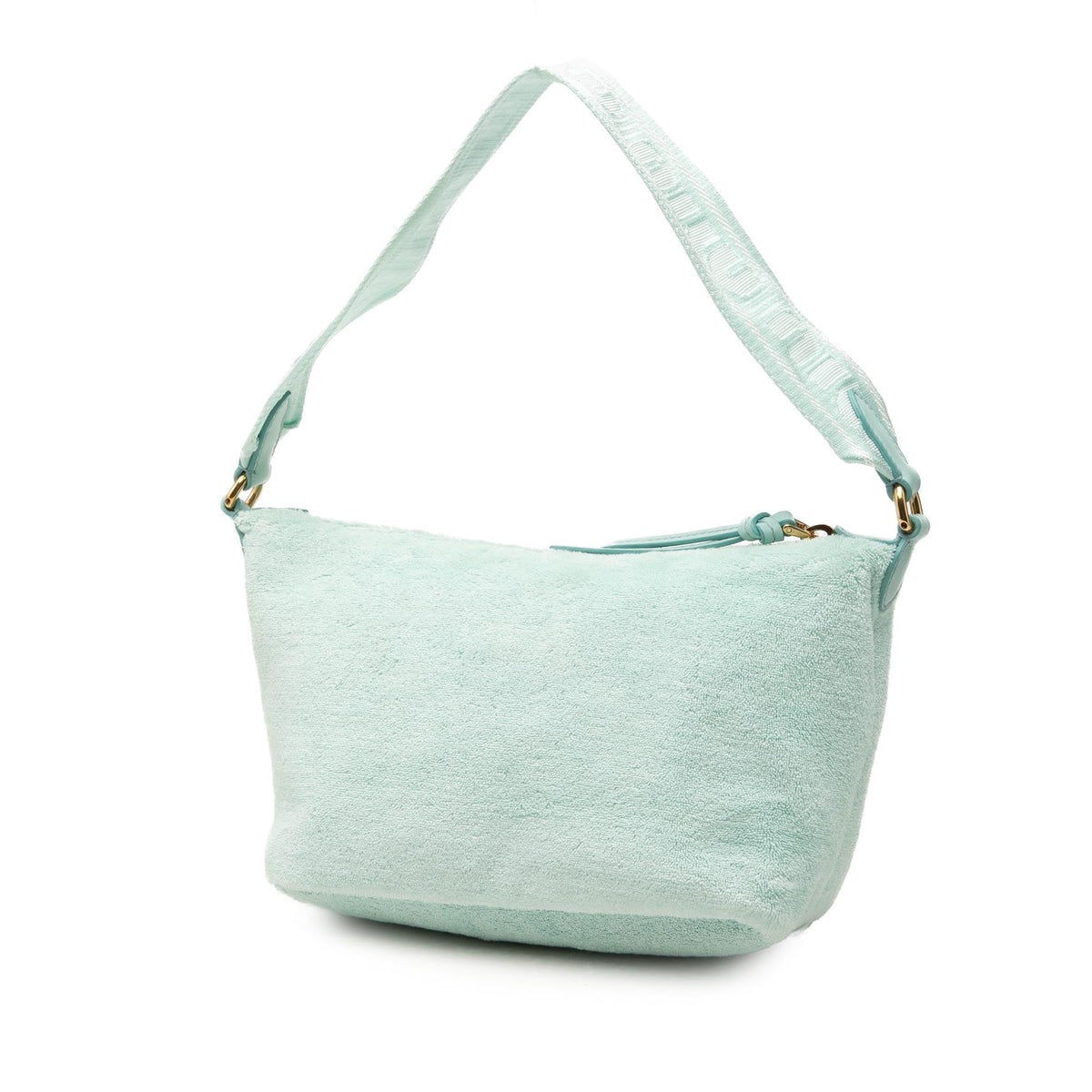 Miu Miu Terry Cloth Logo Handbag