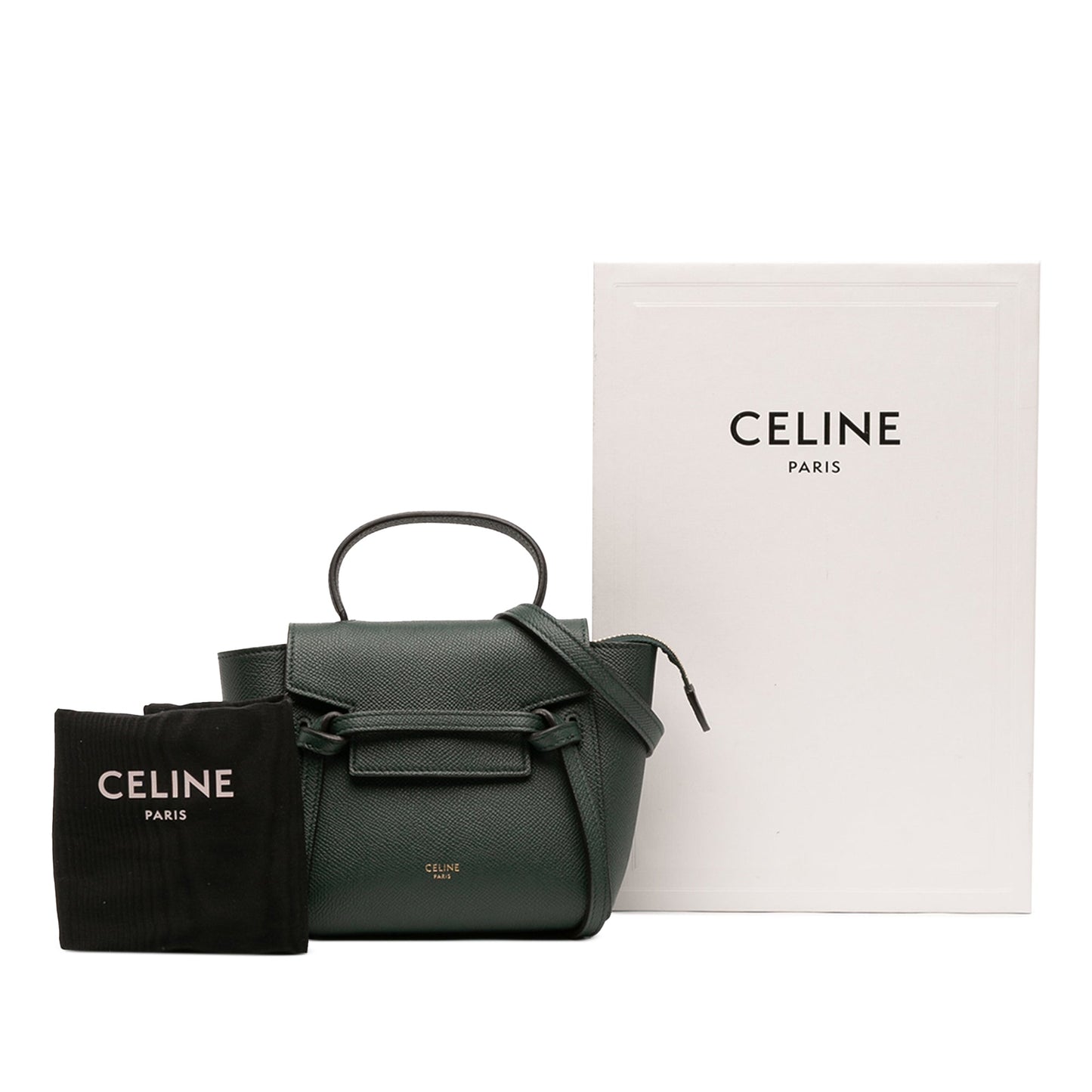 Celine Pico Grained Calfskin Belt Bag