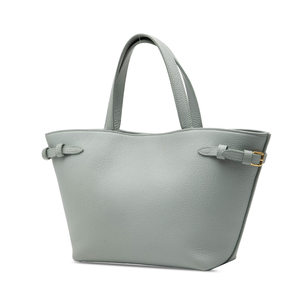Celine Mini Grained Calfskin Cuir Triomphe Cabas Anais Tote
