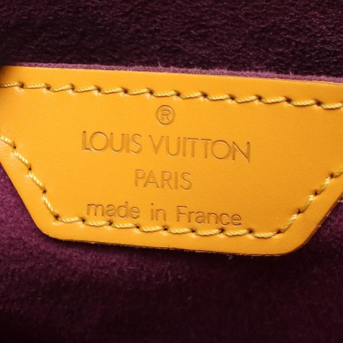 Louis Vuitton Epi Saint Jacques GM Long Strap — Yellow