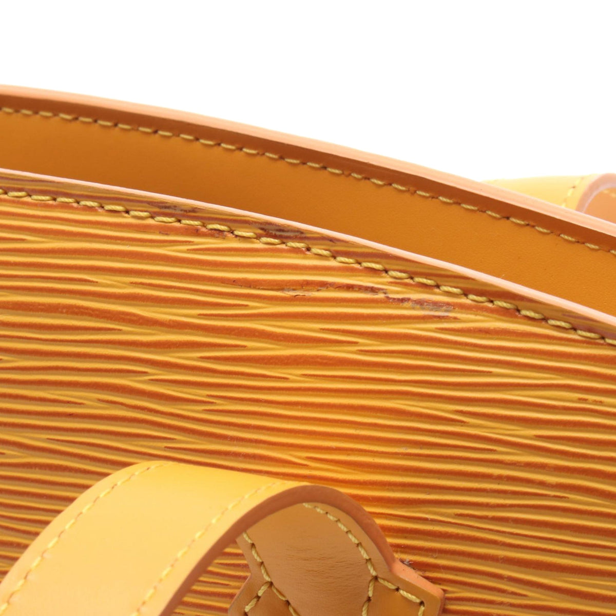 Louis Vuitton Epi Saint Jacques GM Long Strap — Yellow