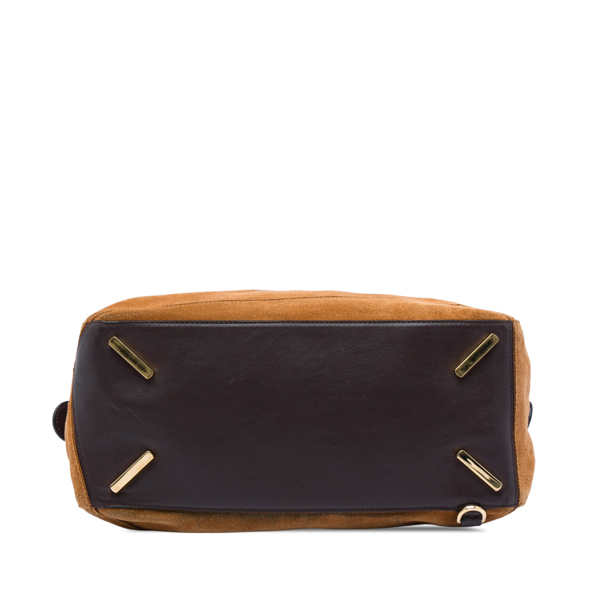 LOEWE Large Suede Puzzle Satchel