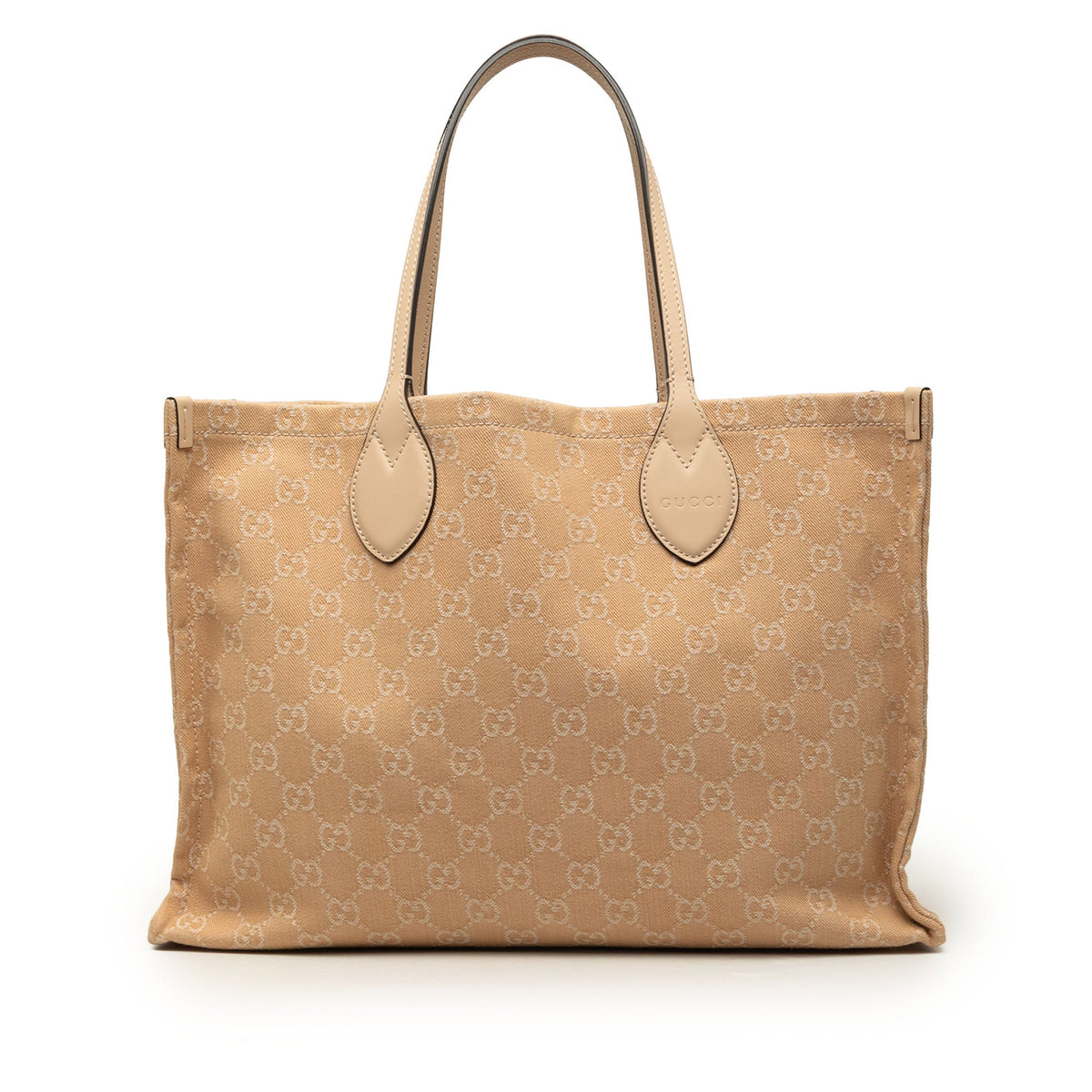 Gucci Large GG Denim Ophidia Tote