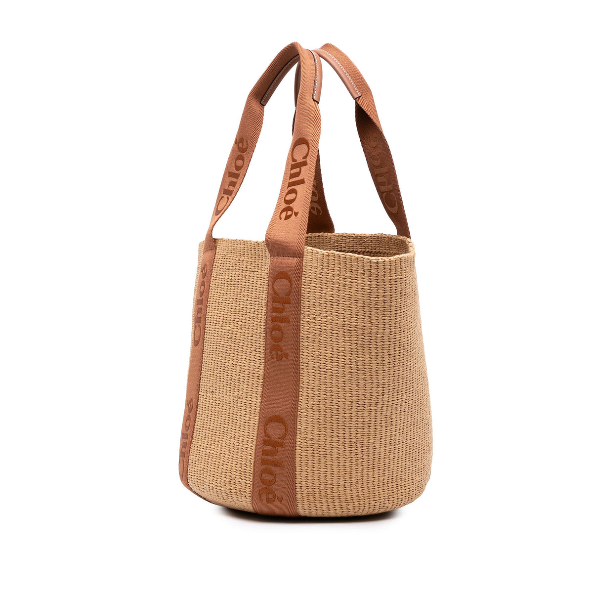 Chloé Large Raffia Woody Basket Tote