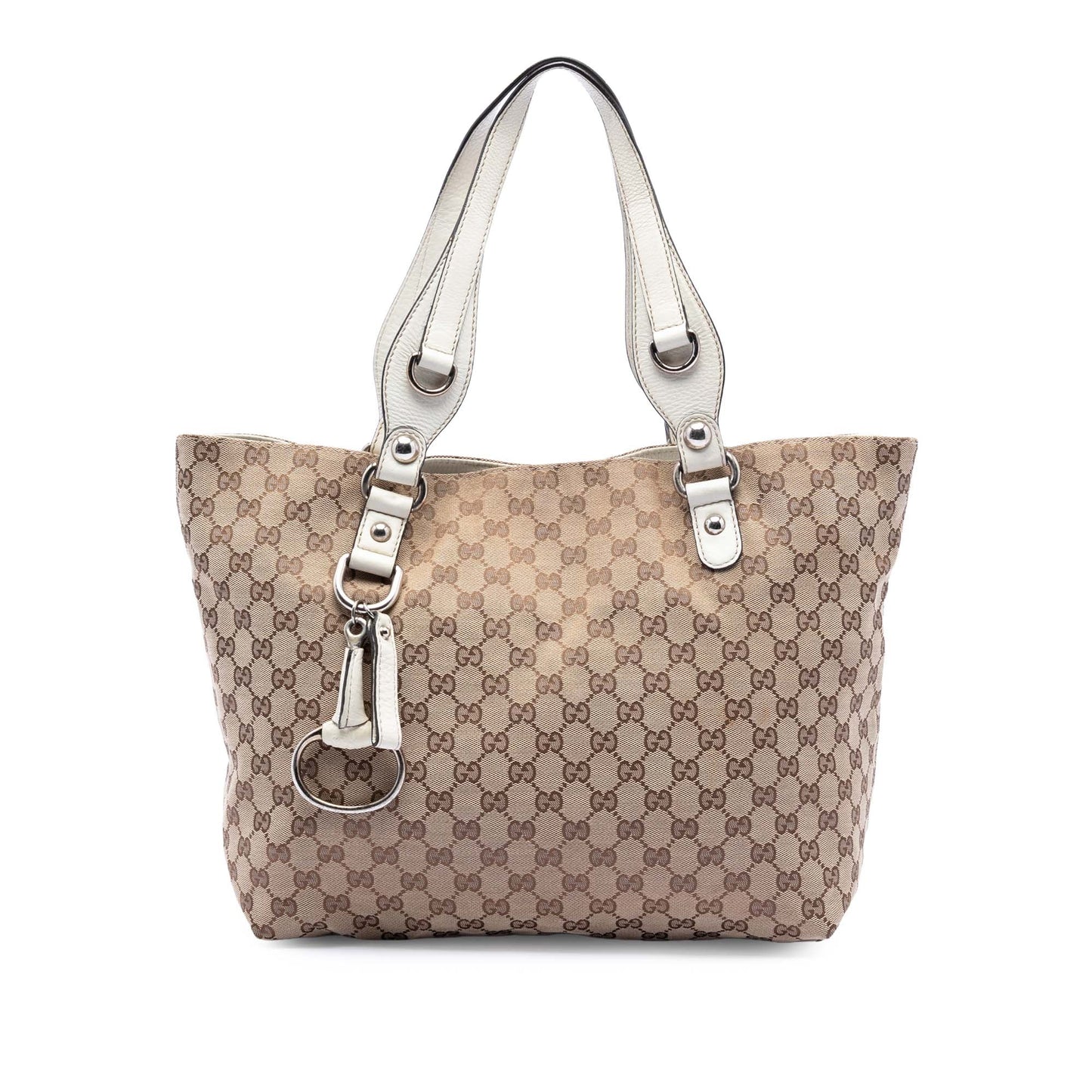 Gucci Medium GG Canvas Icon Bit Tote