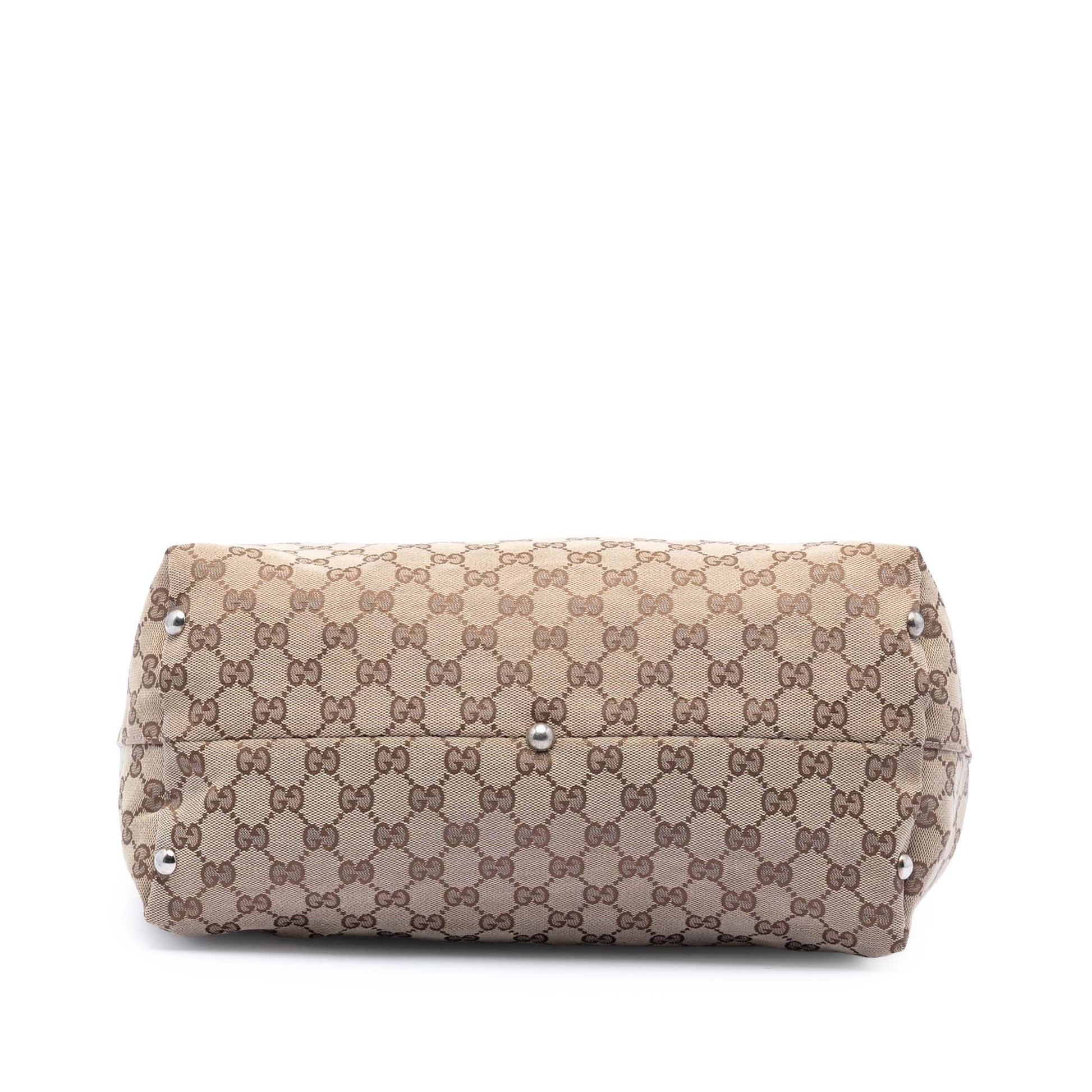 Gucci Medium GG Canvas Icon Bit Tote