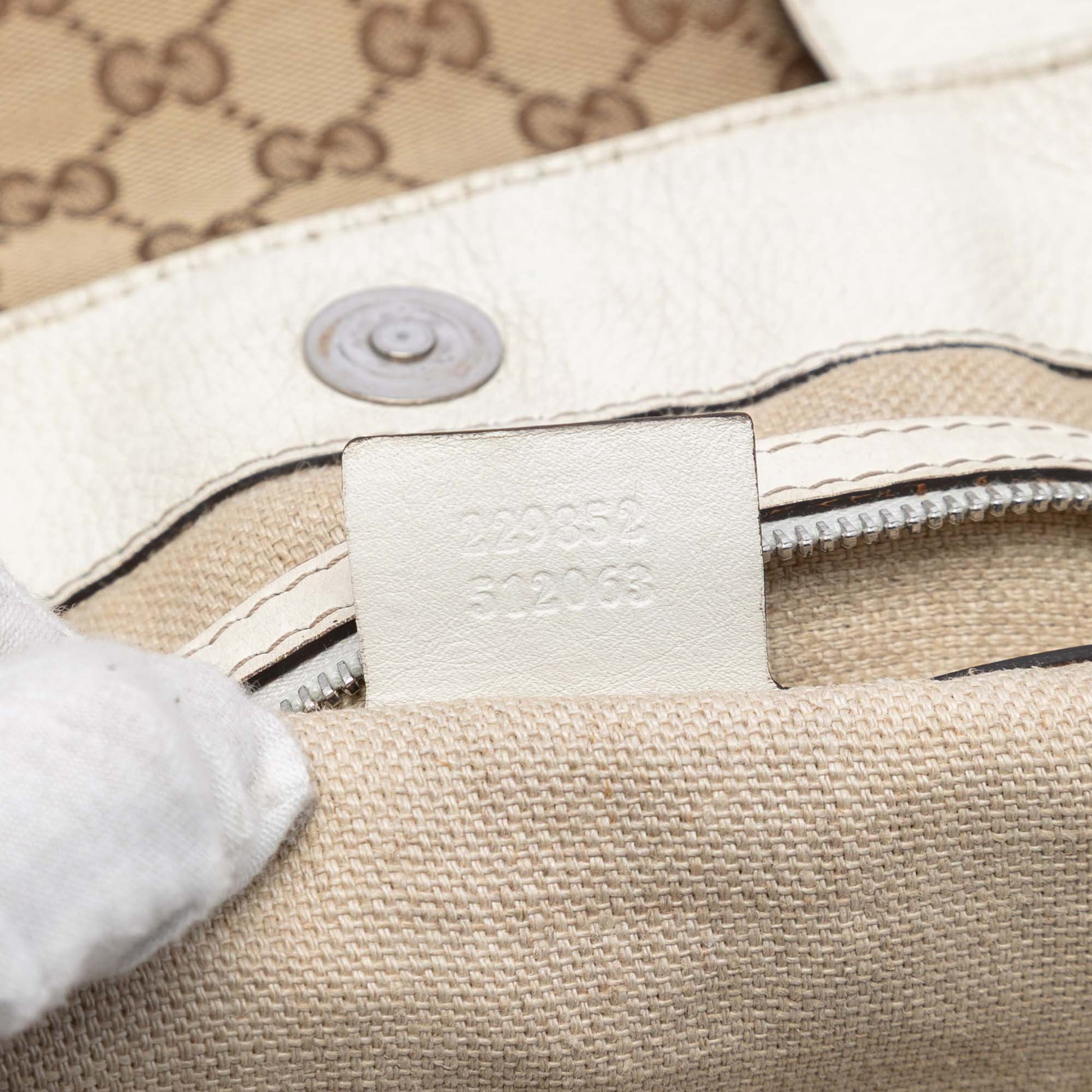 Gucci Medium GG Canvas Icon Bit Tote