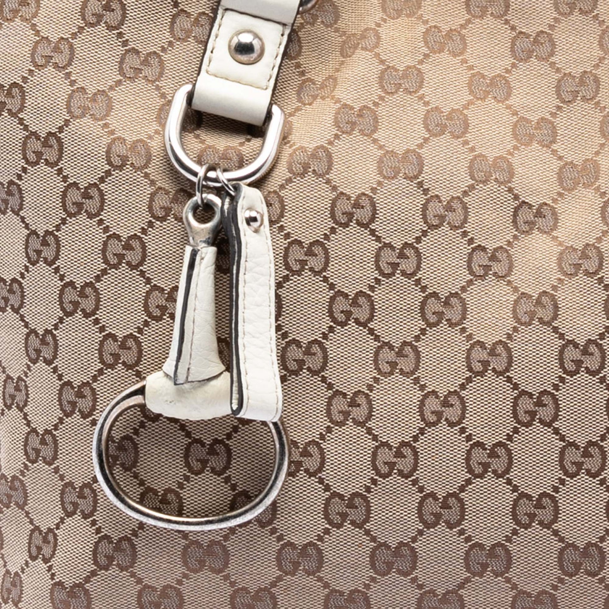 Gucci Medium GG Canvas Icon Bit Tote
