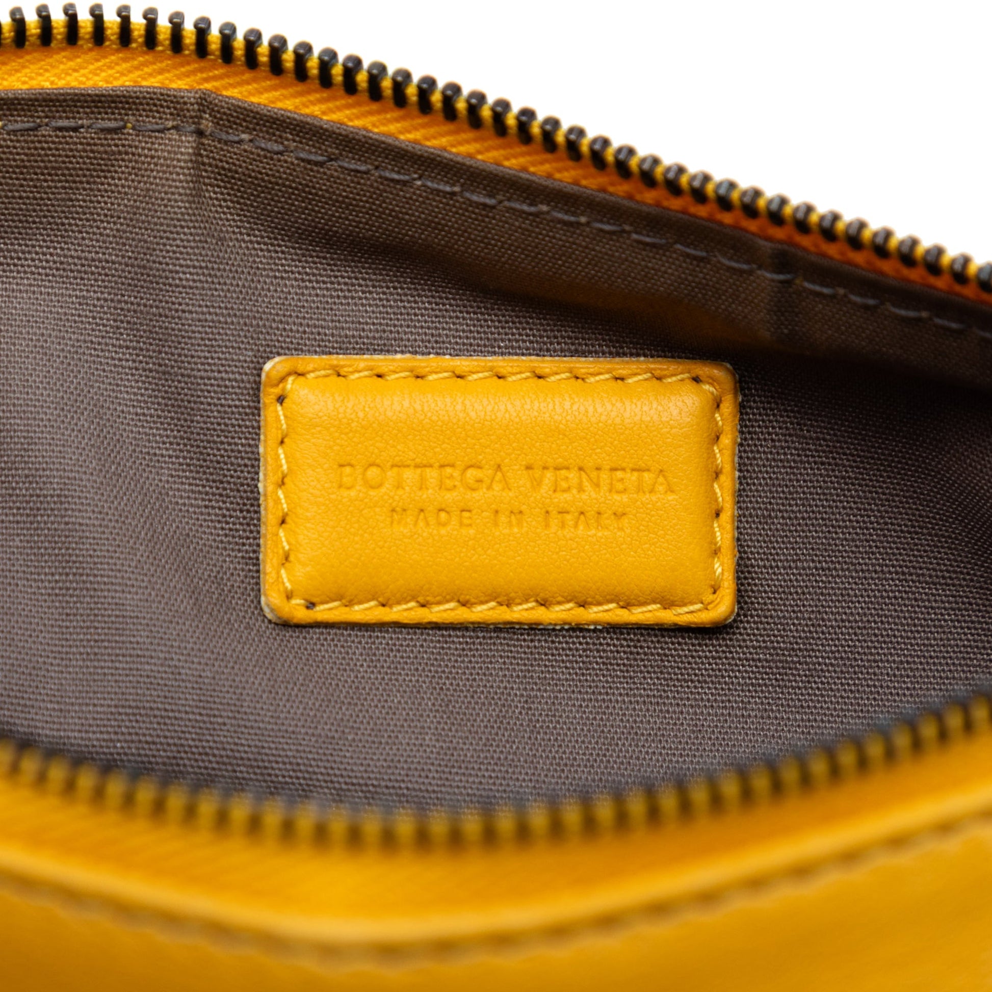Bottega Veneta Intrecciato Trimmed Nappa Zipped Pouch