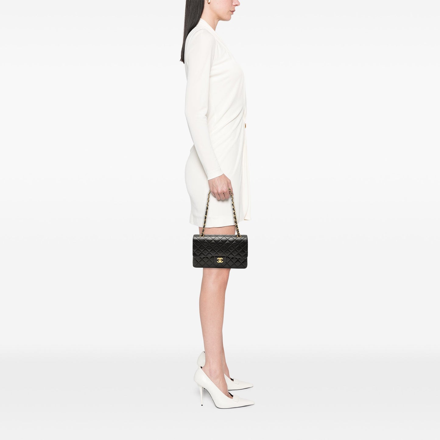 Chanel Medium Classic Lambskin Double Flap