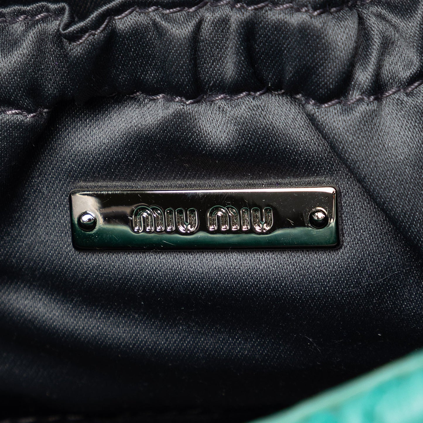 Matelasse Nappa Crystal Chain Crossbody