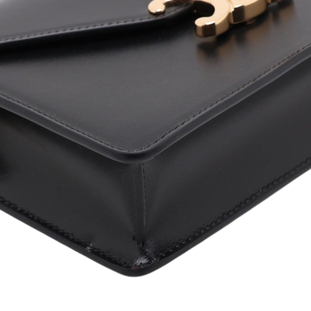 Celine Leather Triomphe Margot Chain Crossbody