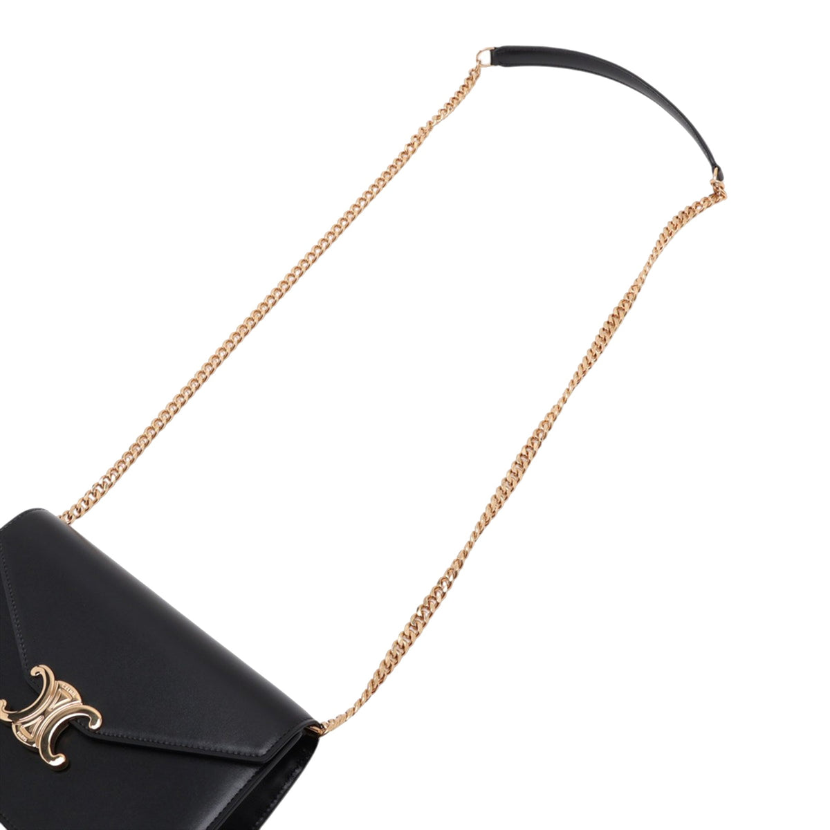 Celine Leather Triomphe Margot Chain Crossbody