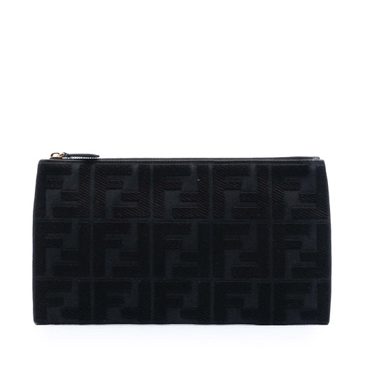 Fendi Zucca Canvas Clutch