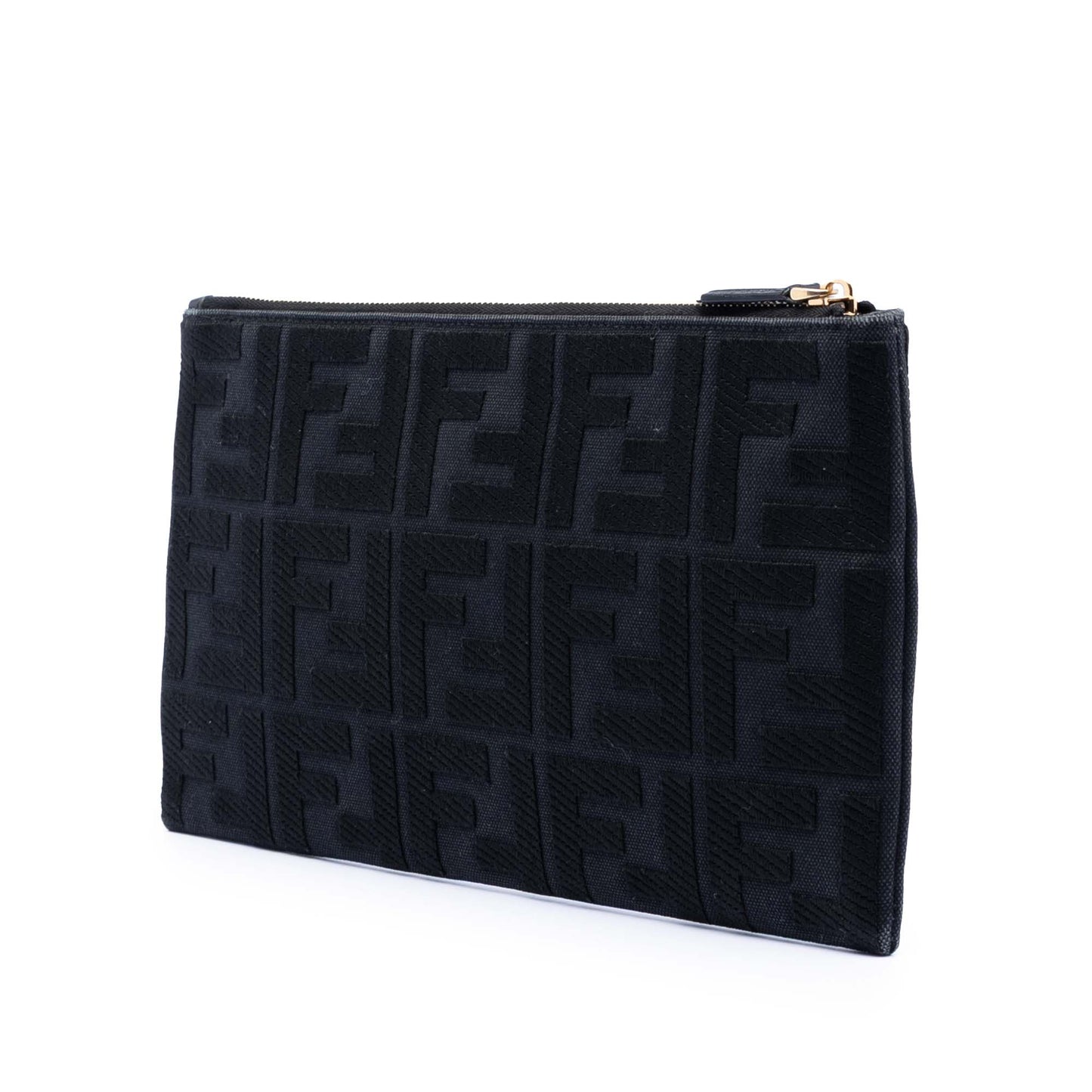 Fendi Zucca Canvas Clutch