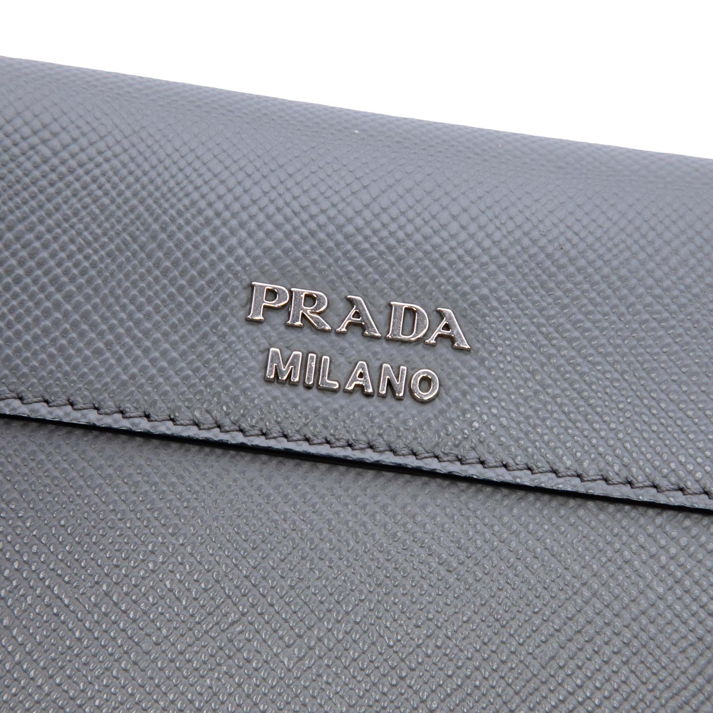 Prada Saffiano Cuir Twist Lock Chain Flap