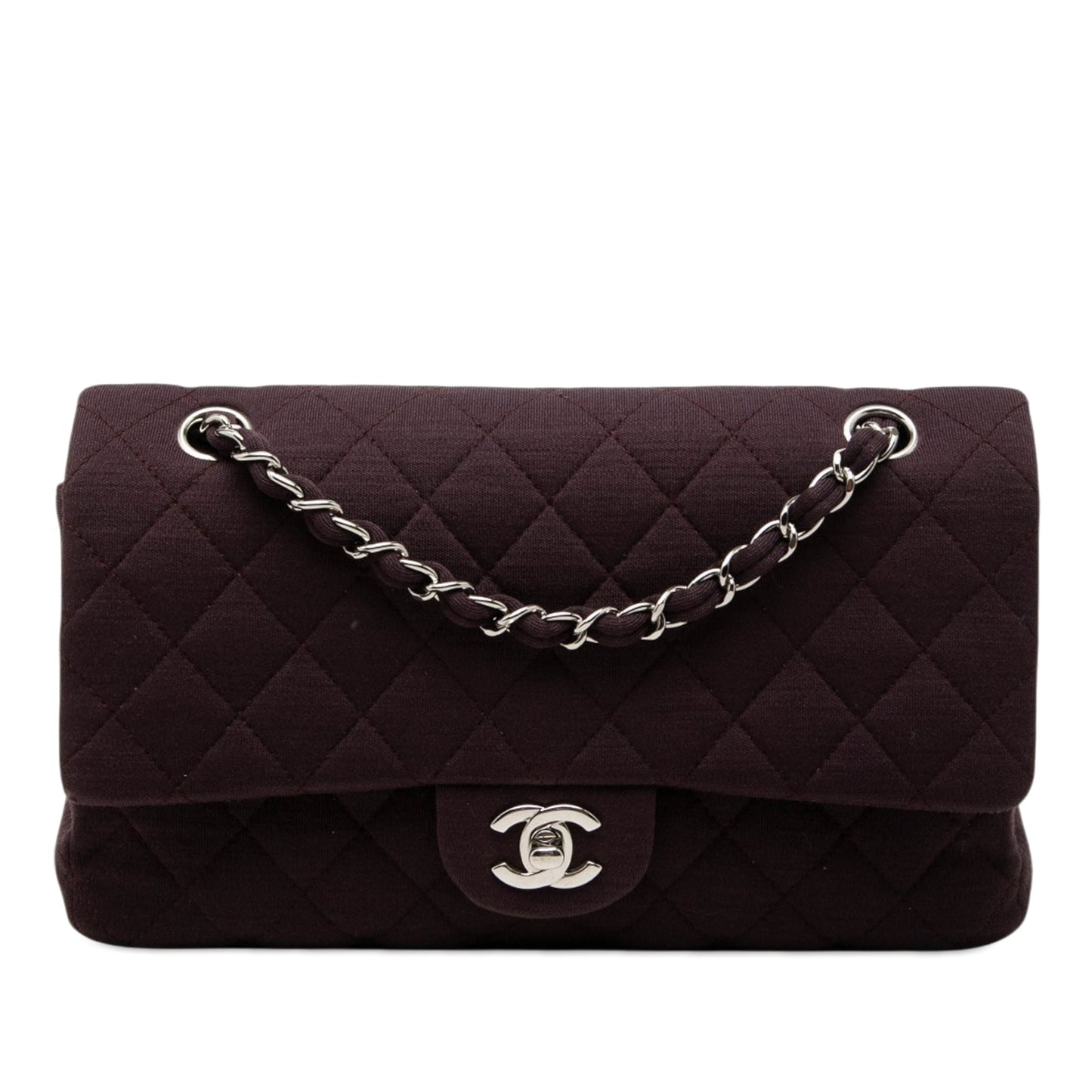 Chanel Medium Classic Jersey Double Flap
