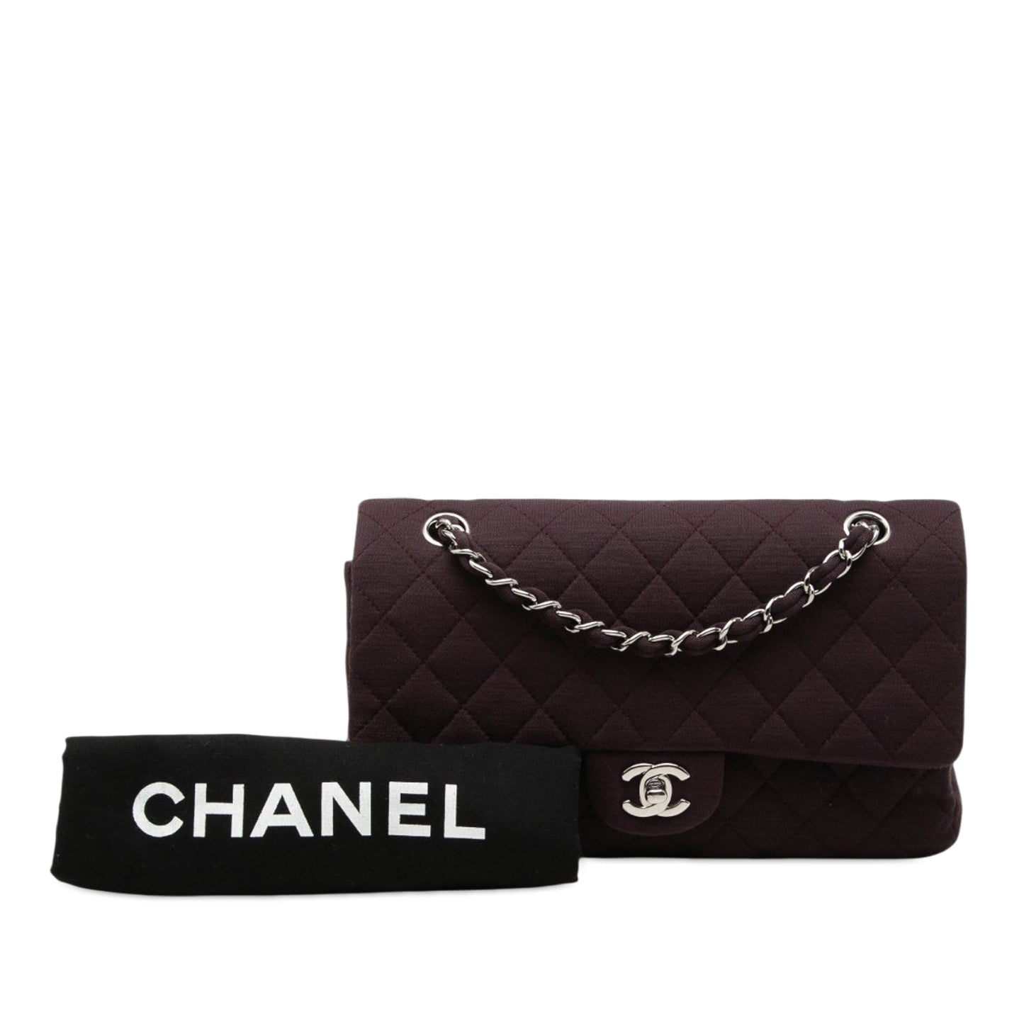 Chanel Medium Classic Jersey Double Flap