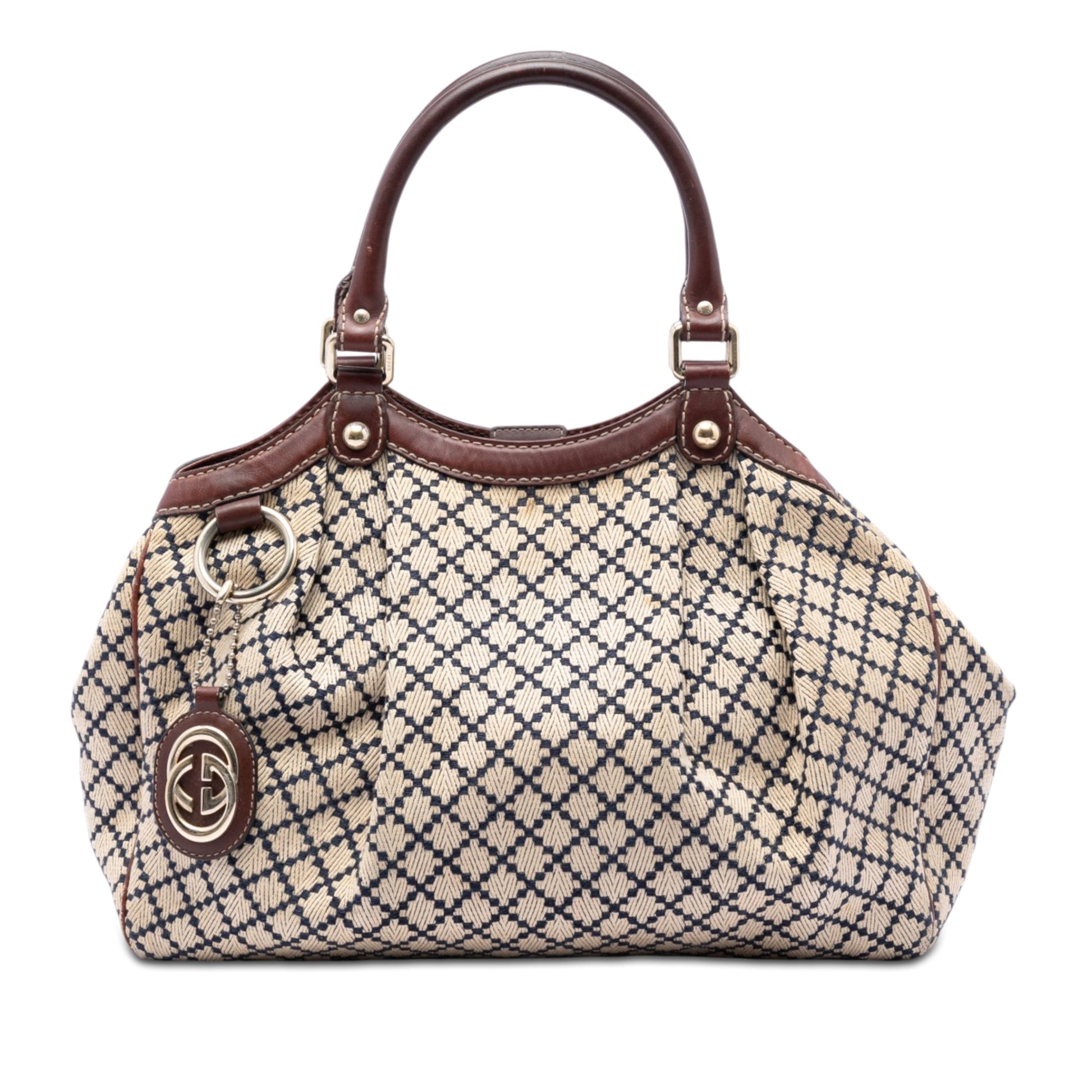 Gucci Medium Diamante Canvas Sukey Tote