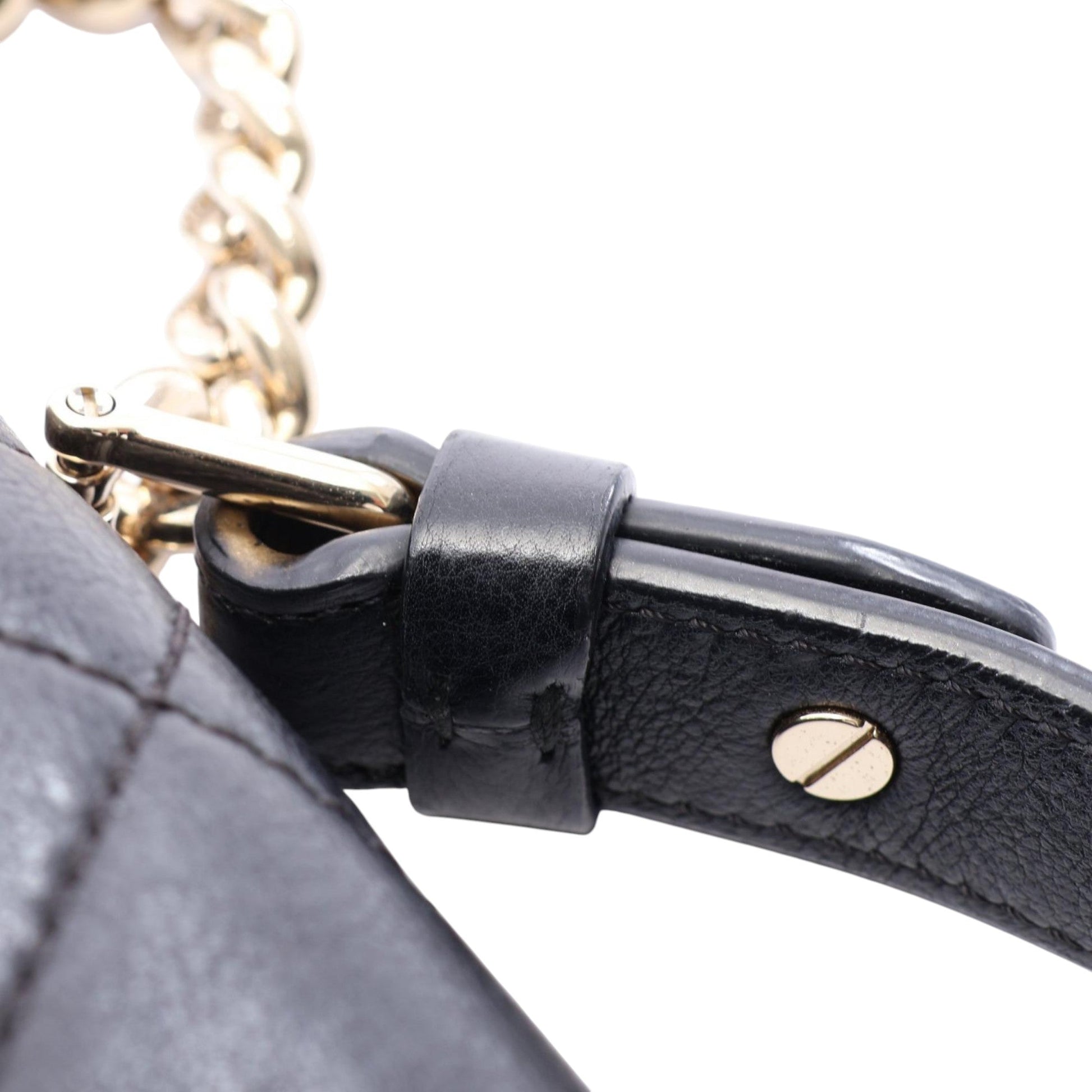 Chanel Small Quilted Grained Calfskin Label Click Flap