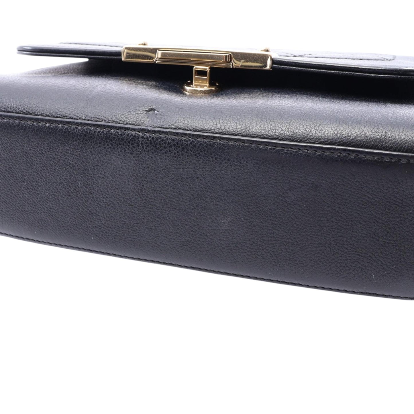Chanel Small Quilted Grained Calfskin Label Click Flap