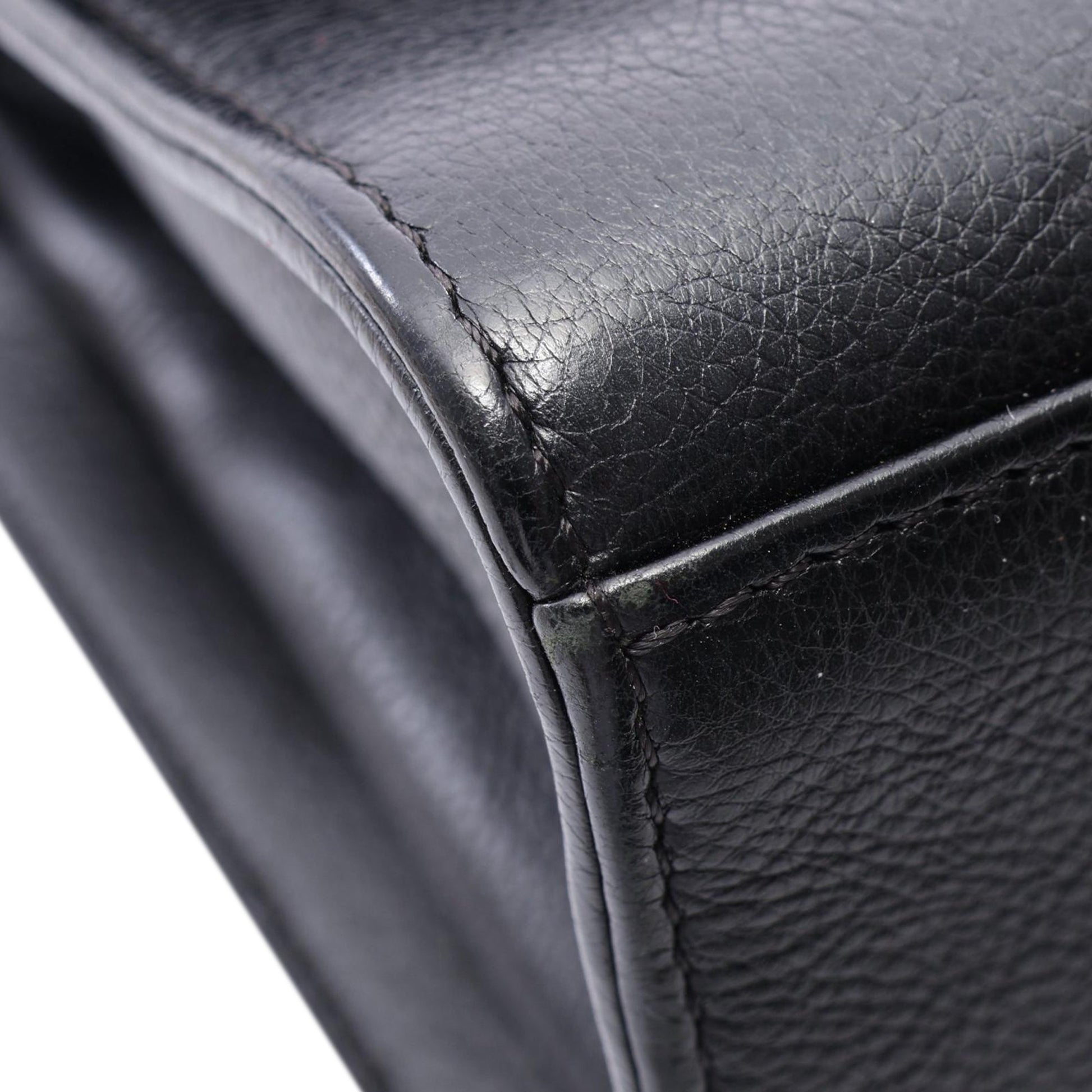 Chanel Small Quilted Grained Calfskin Label Click Flap