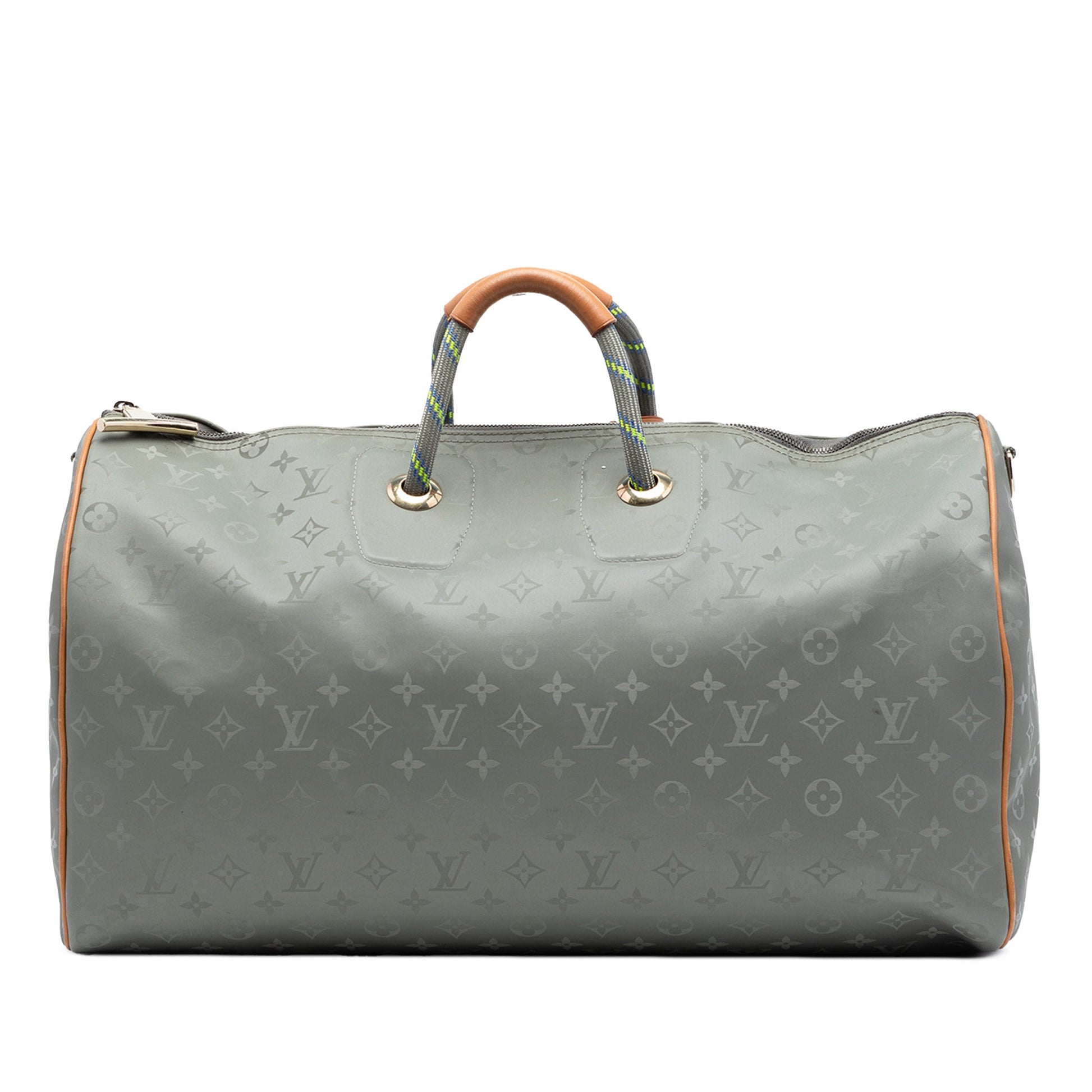 Louis Vuitton Monogram Titanium Keepall Bandouliere 50