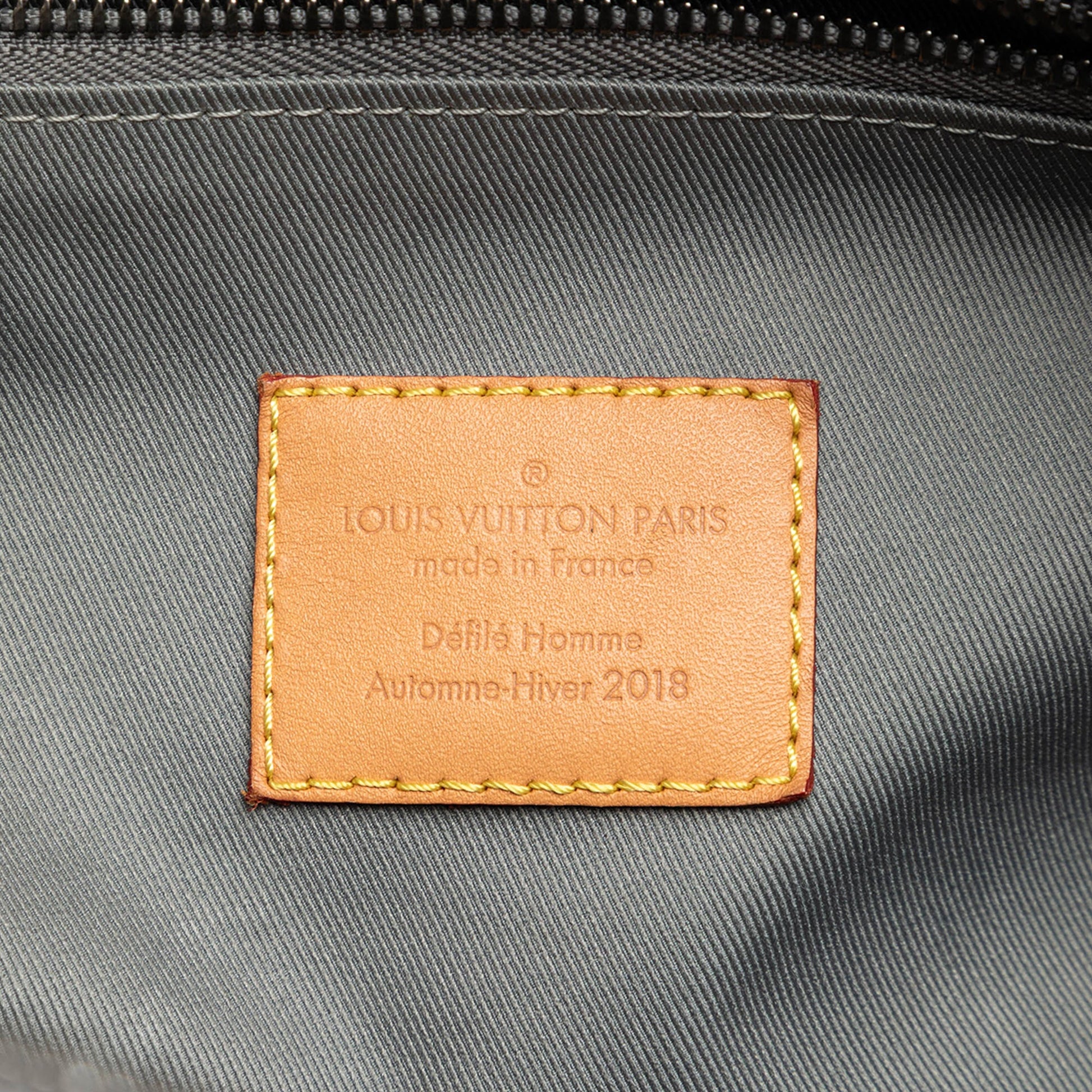 Louis Vuitton Monogram Titanium Keepall Bandouliere 50