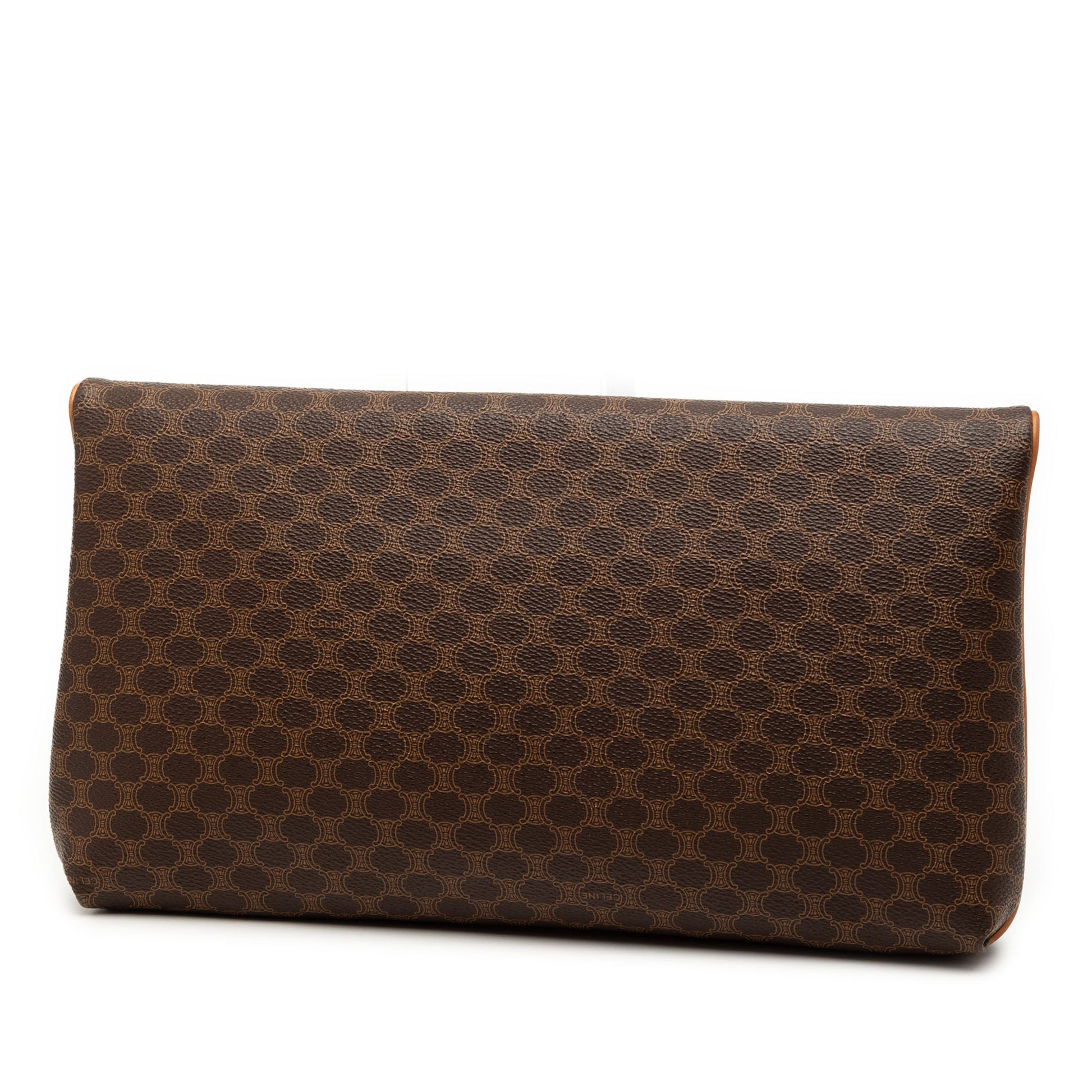 Celine Macadam Coated Canvas Clutch